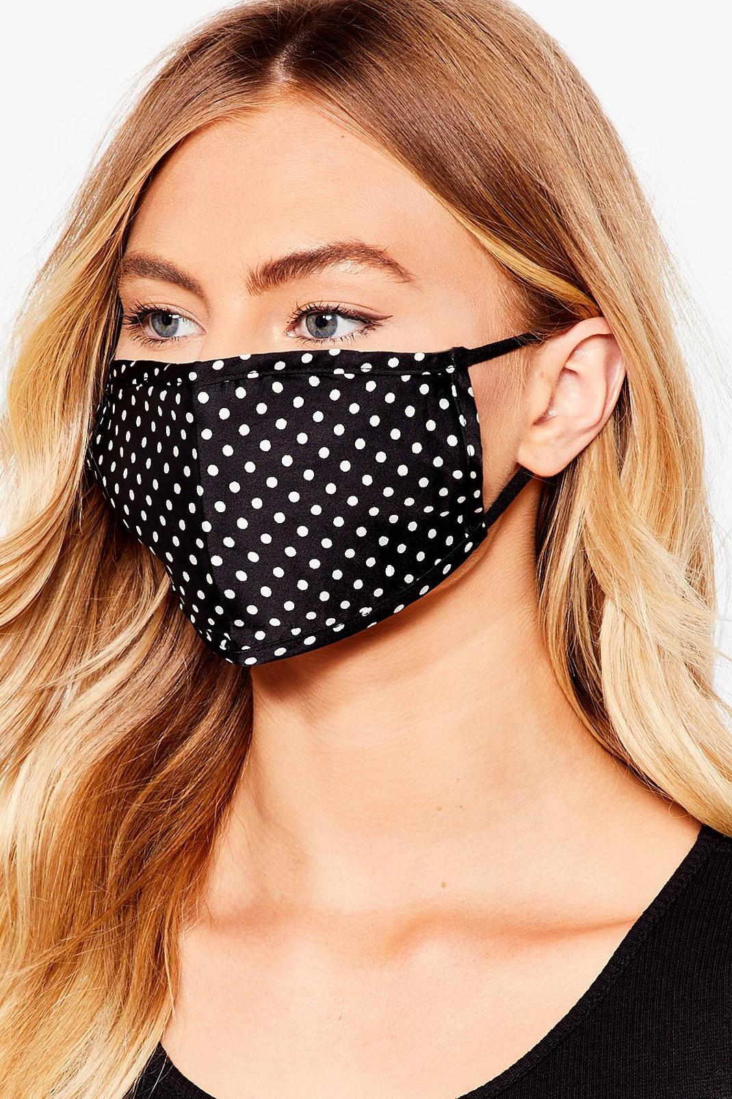 Game Face Spotty Fashion Face Mask image number 1