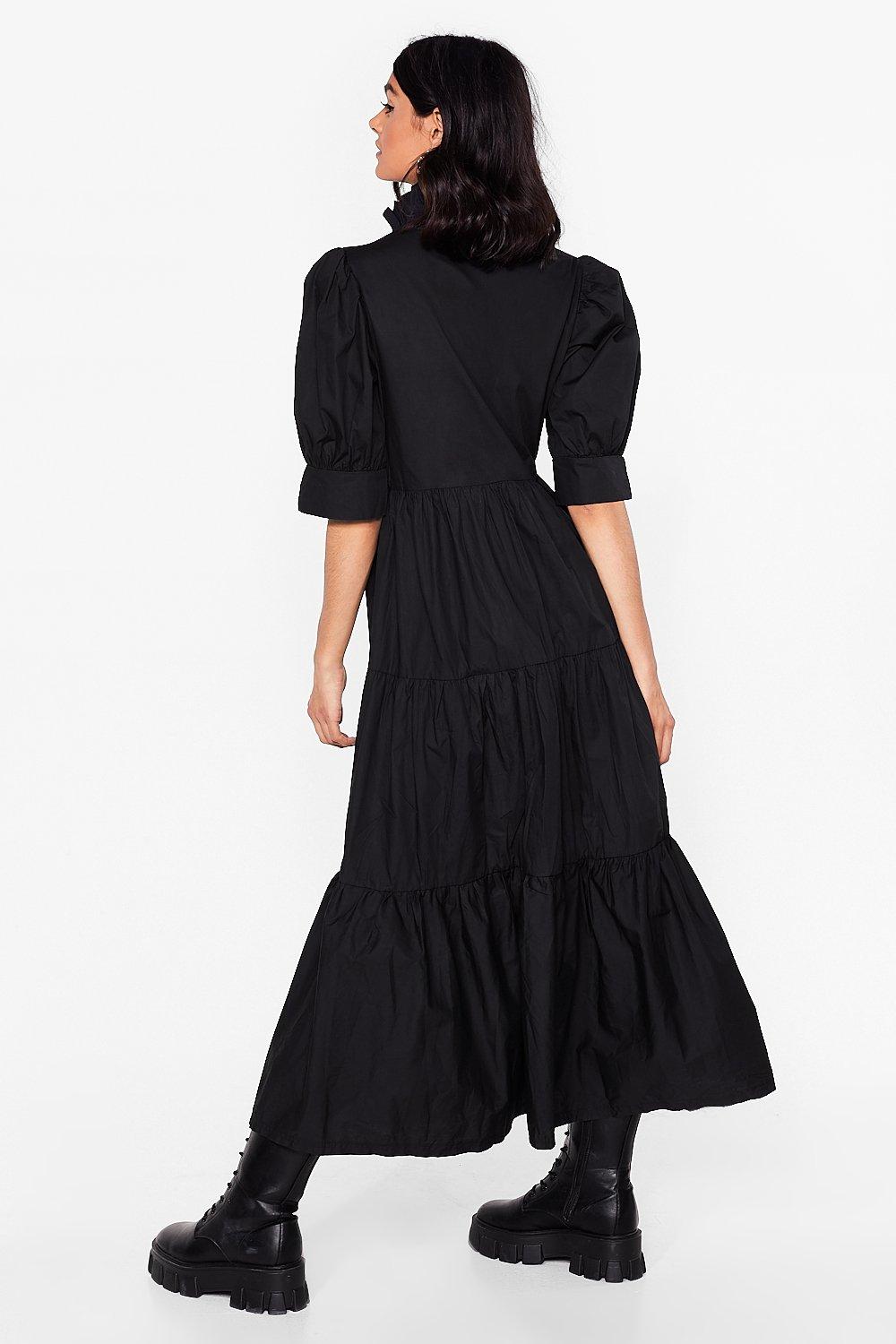 Button down flowy dress clearance