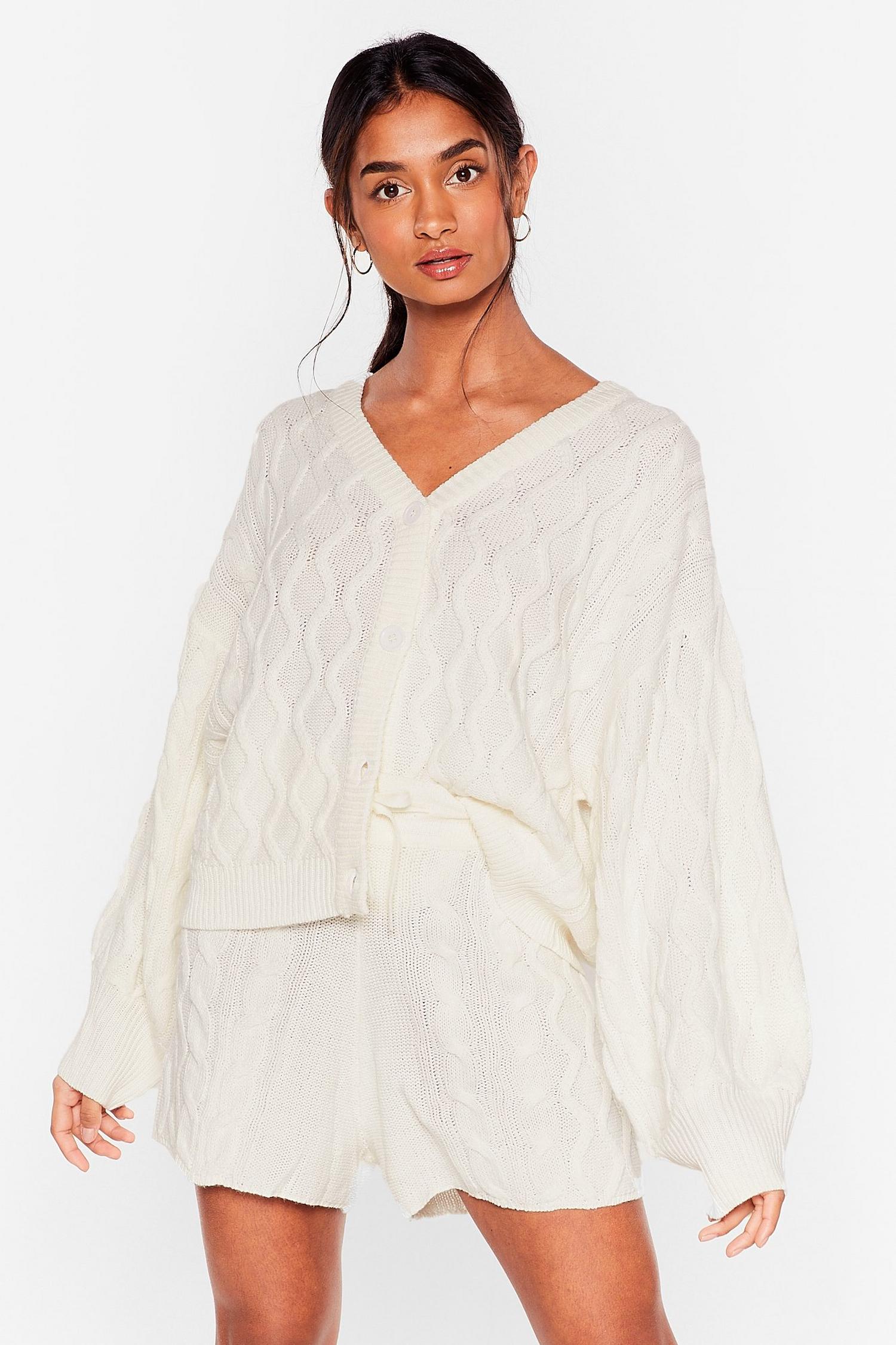cardigan and shorts set