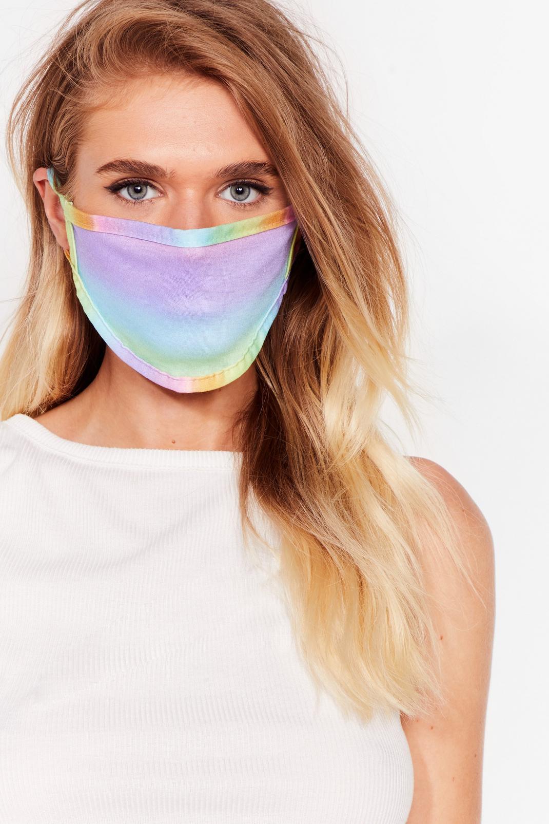 Hello Sunshine Rainbow Fashion Face Mask image number 1