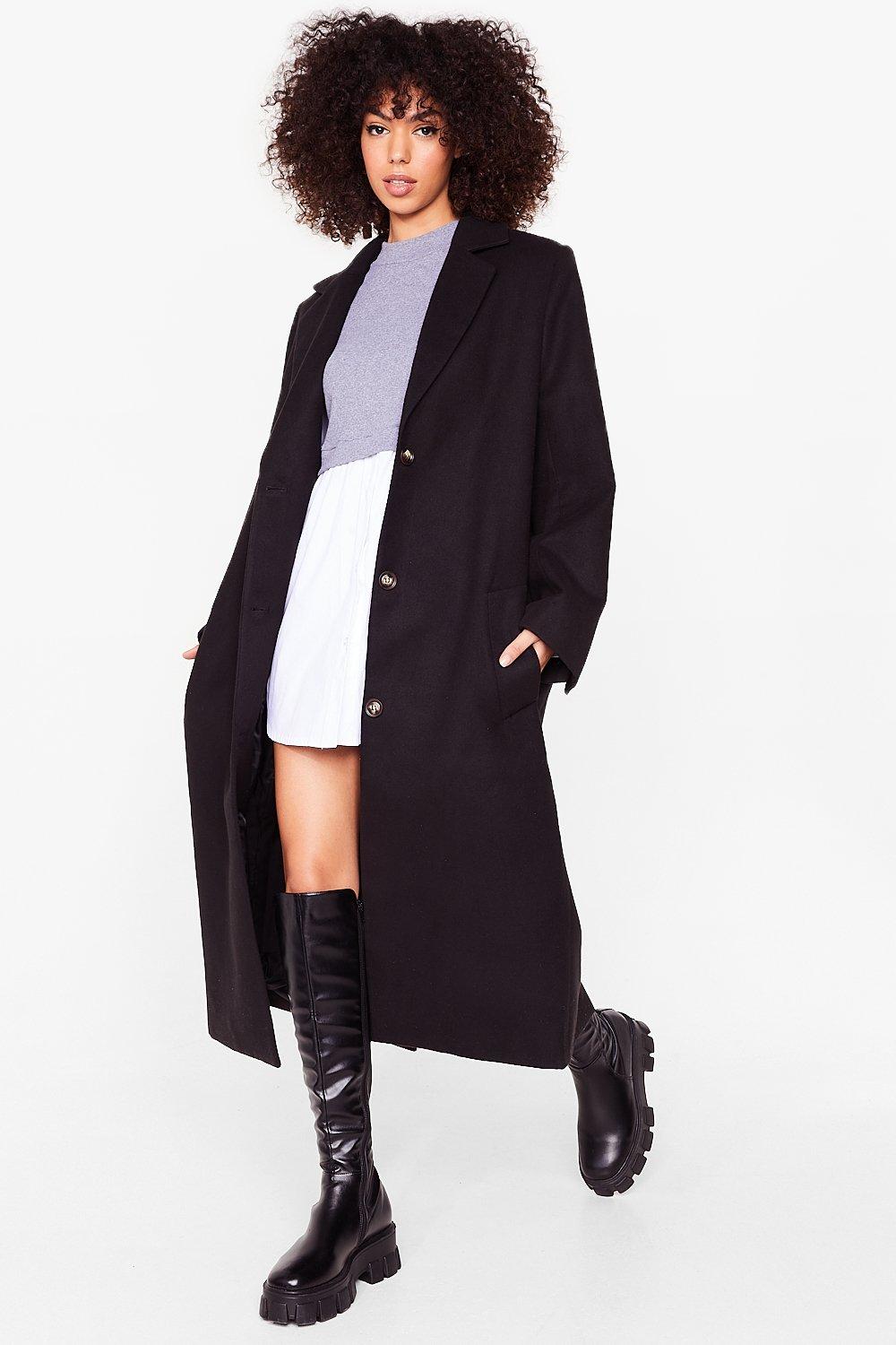 manteau long doux