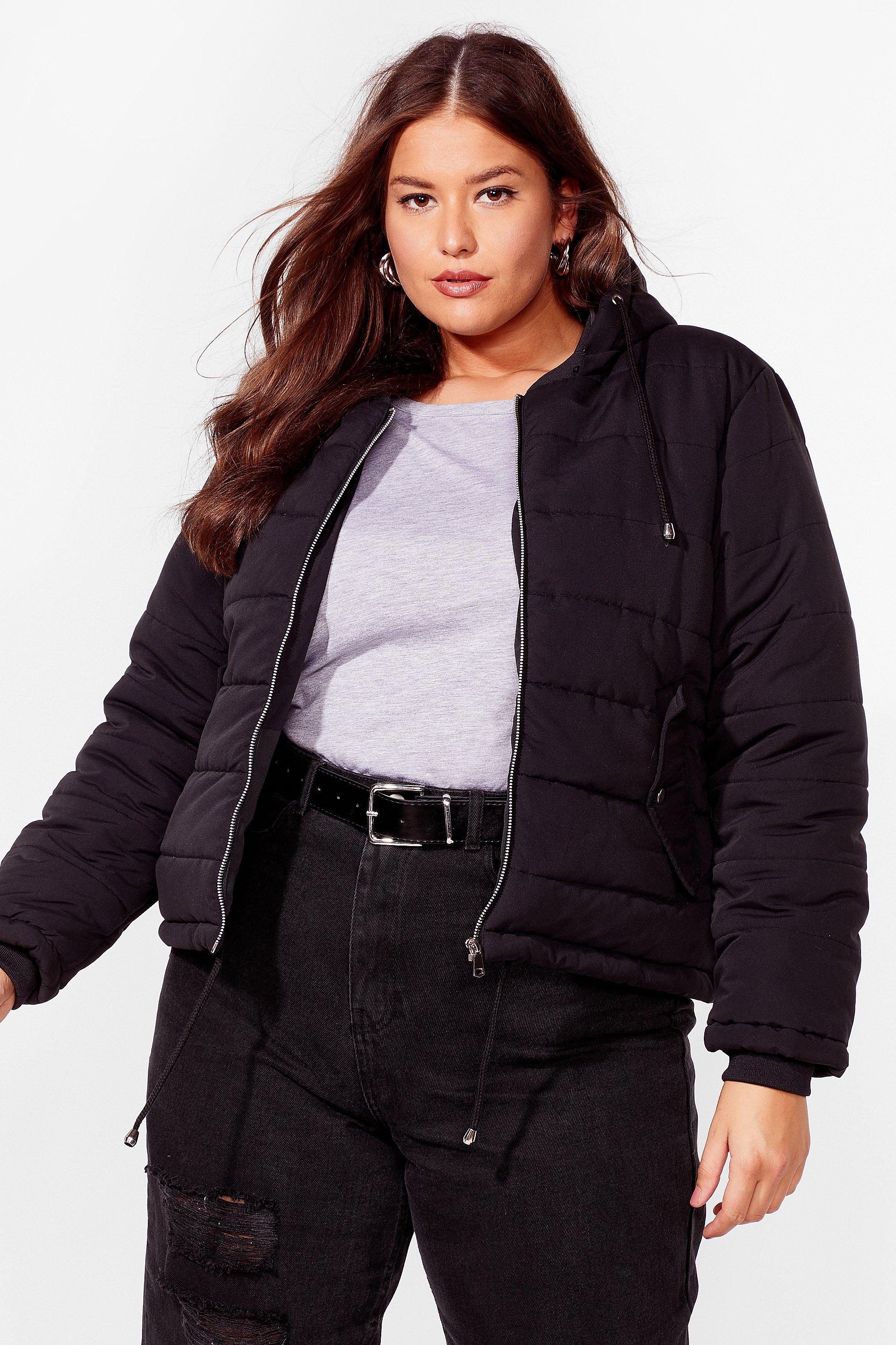 plus size crop jacket