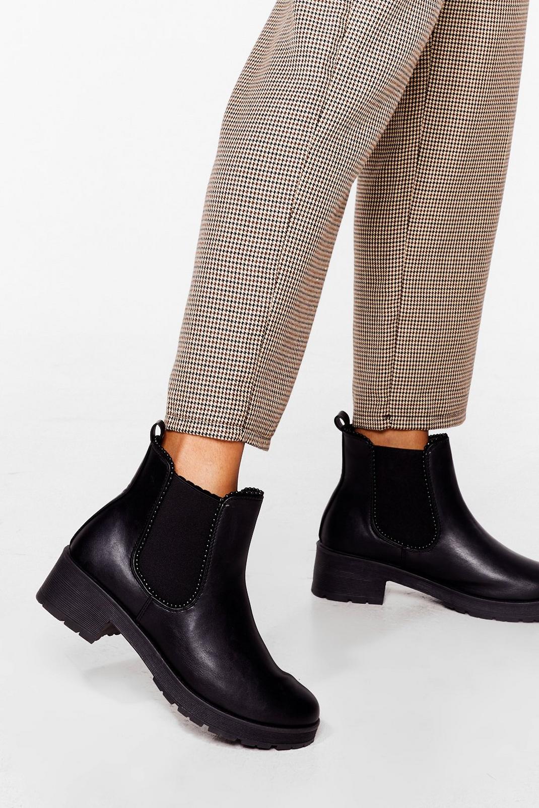 Jump Ahead Faux Leather Chelsea Boots image number 1