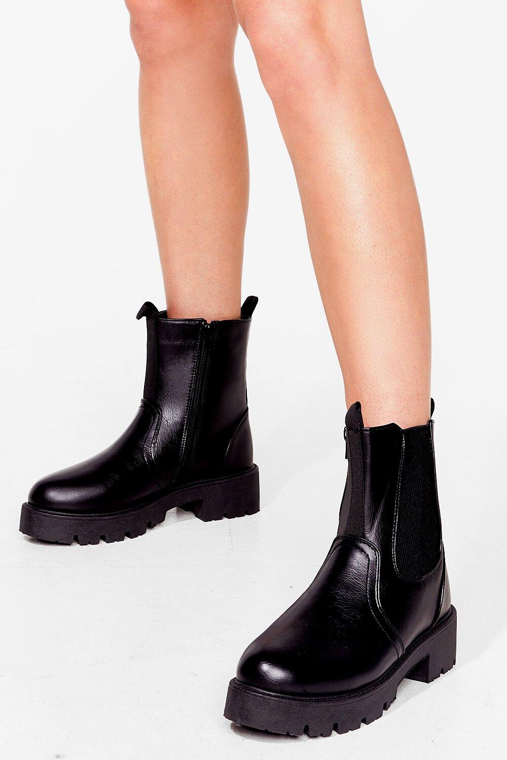 Cleated chelsea 2024 ankle boots