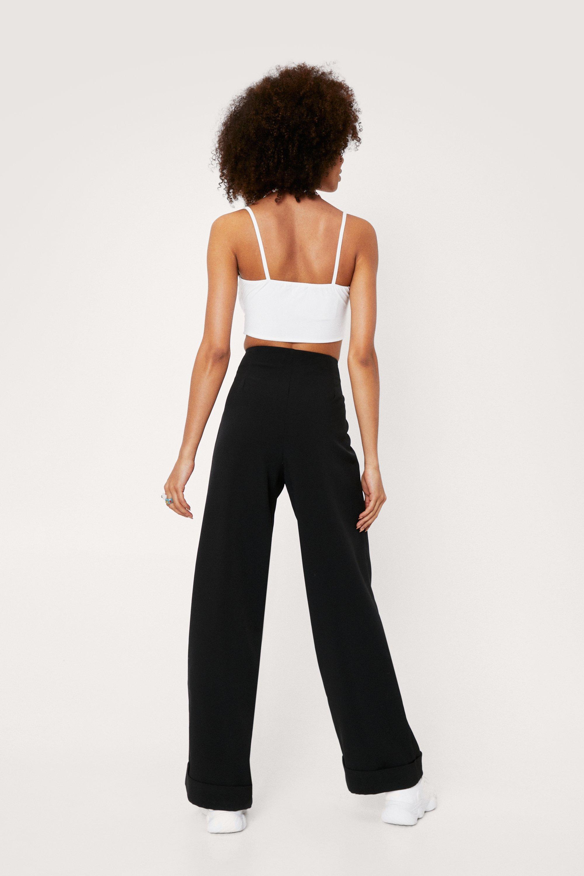 Nasty gal 2024 wide leg trousers