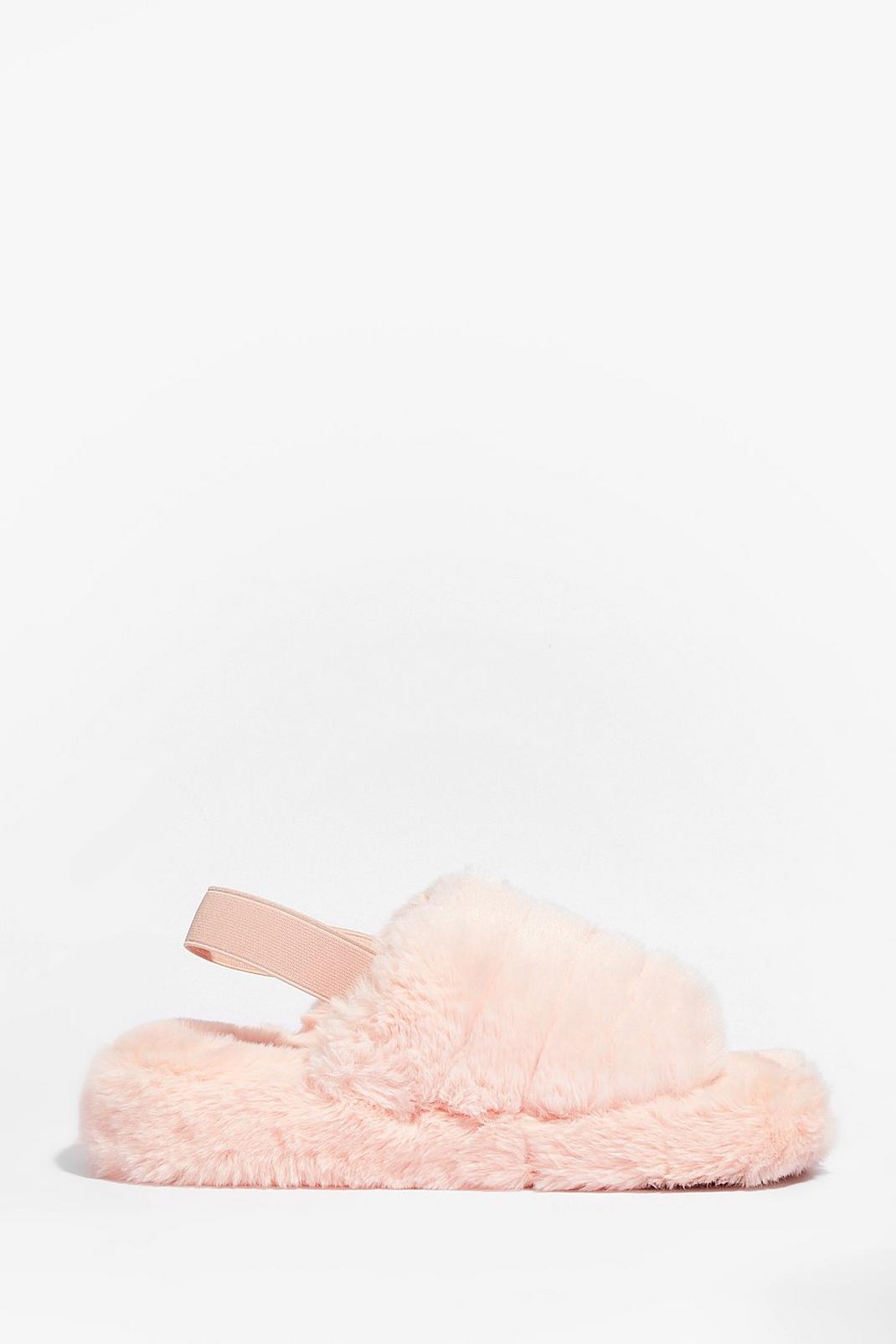 We're There Faux Fur You Chunky Slippers image number 1
