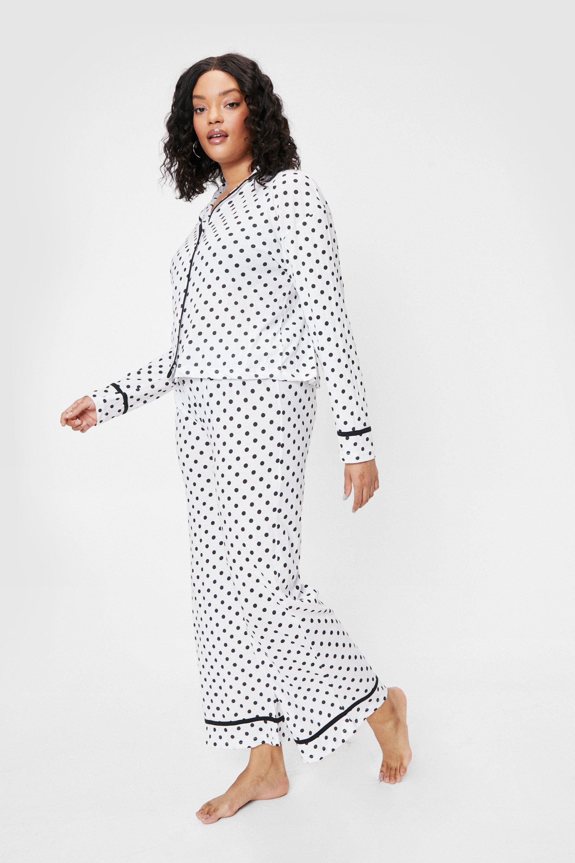 Ulla Popken Cotton Star Print Pajama Set, 57% OFF