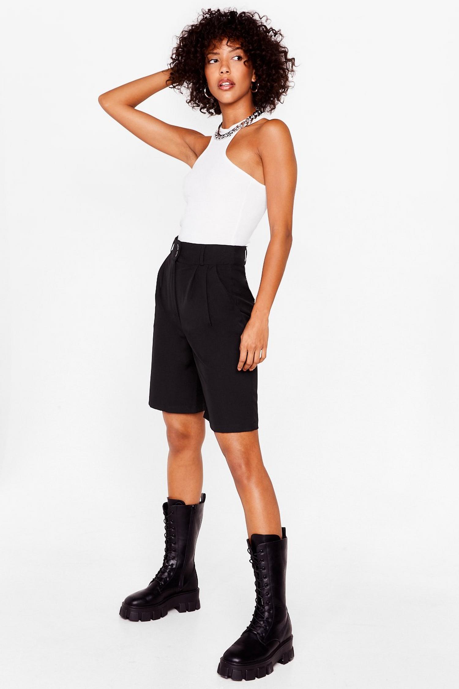 sweat longline shorts