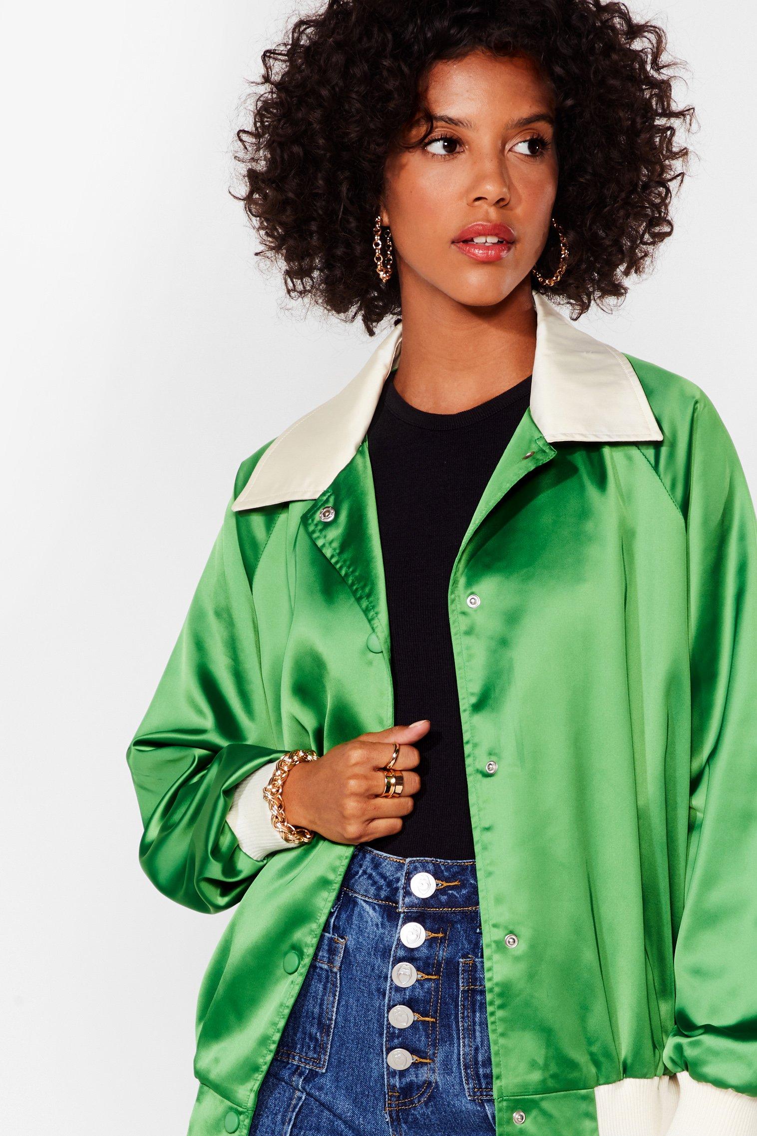 satin bomber