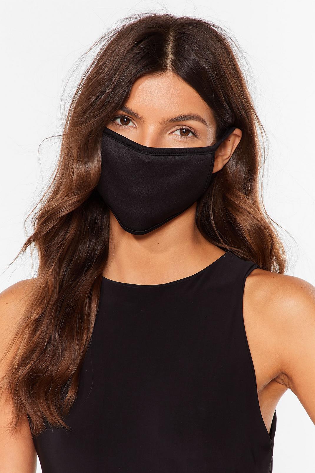 Not Just a Pretty Fashion Face Mask image number 1