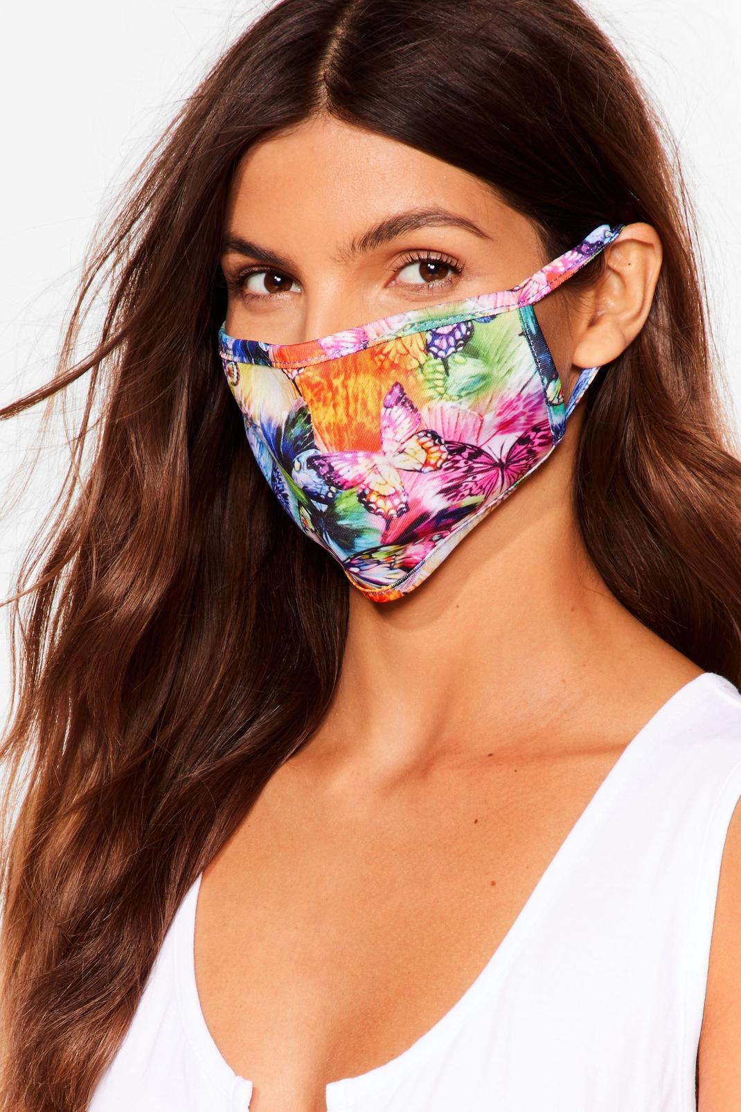 She's So Butterfly Fashion Face Mask image number 1