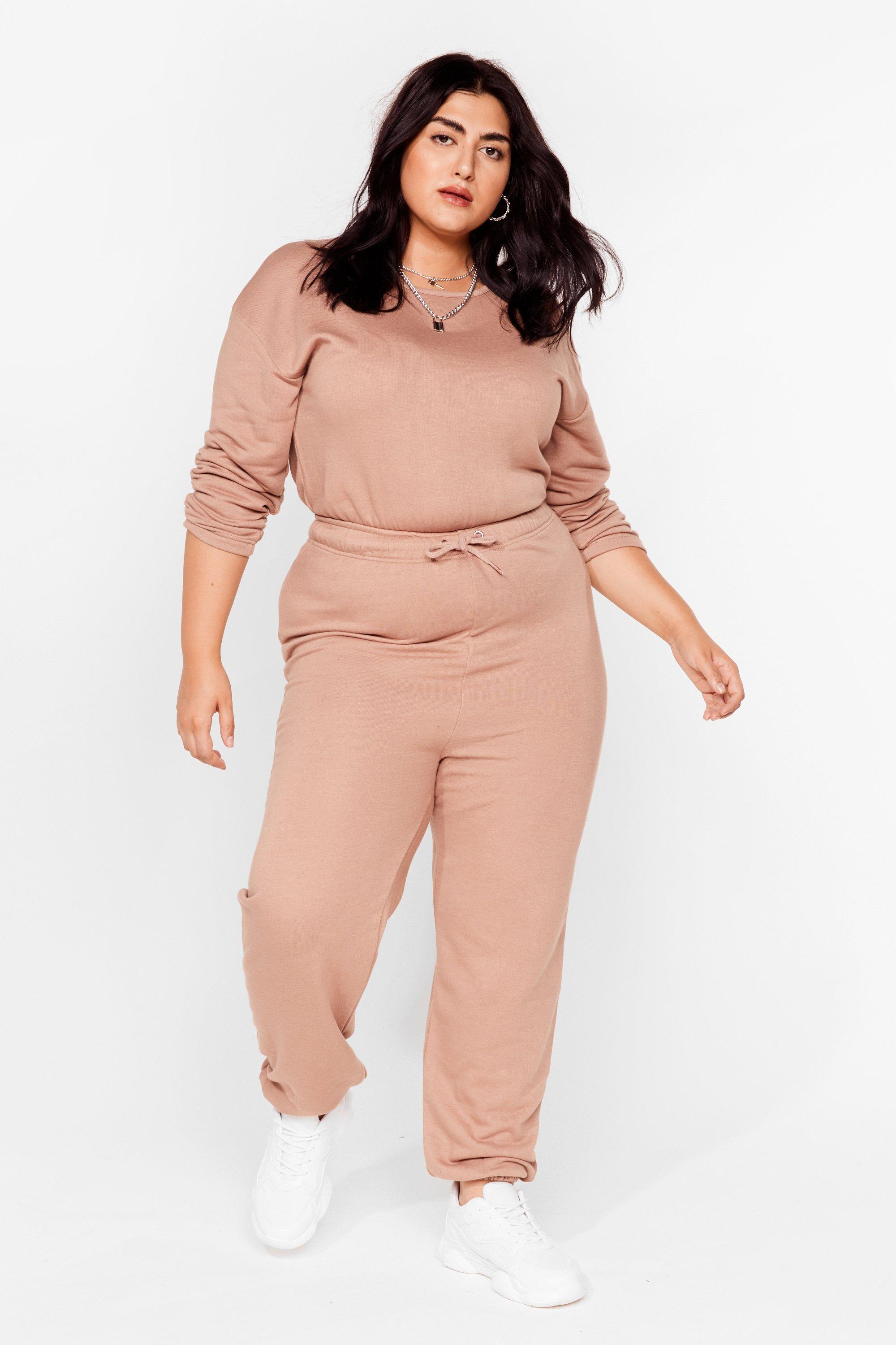 Plus size store lounge jumpsuit