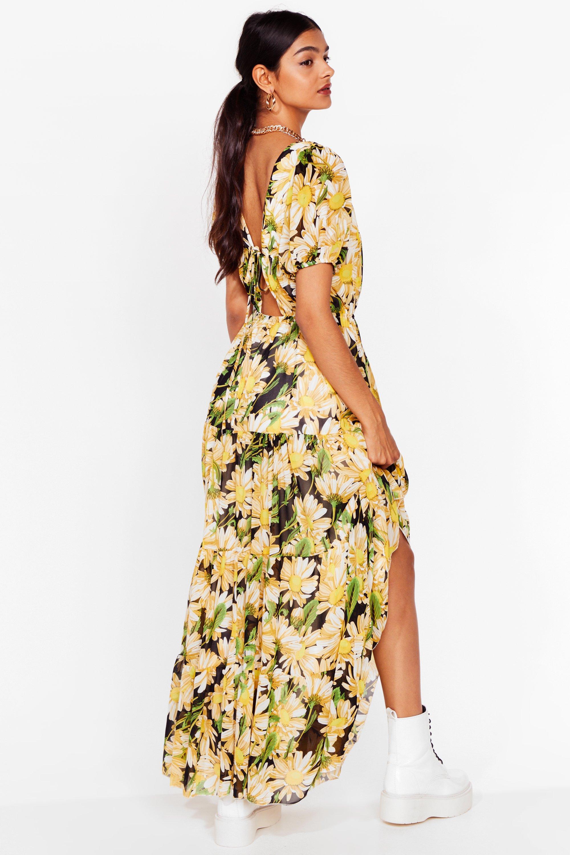 Maxi on sale sunflower dress