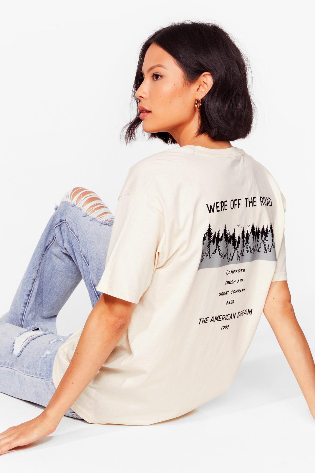 We're Off the Road Graphic Tee image number 1