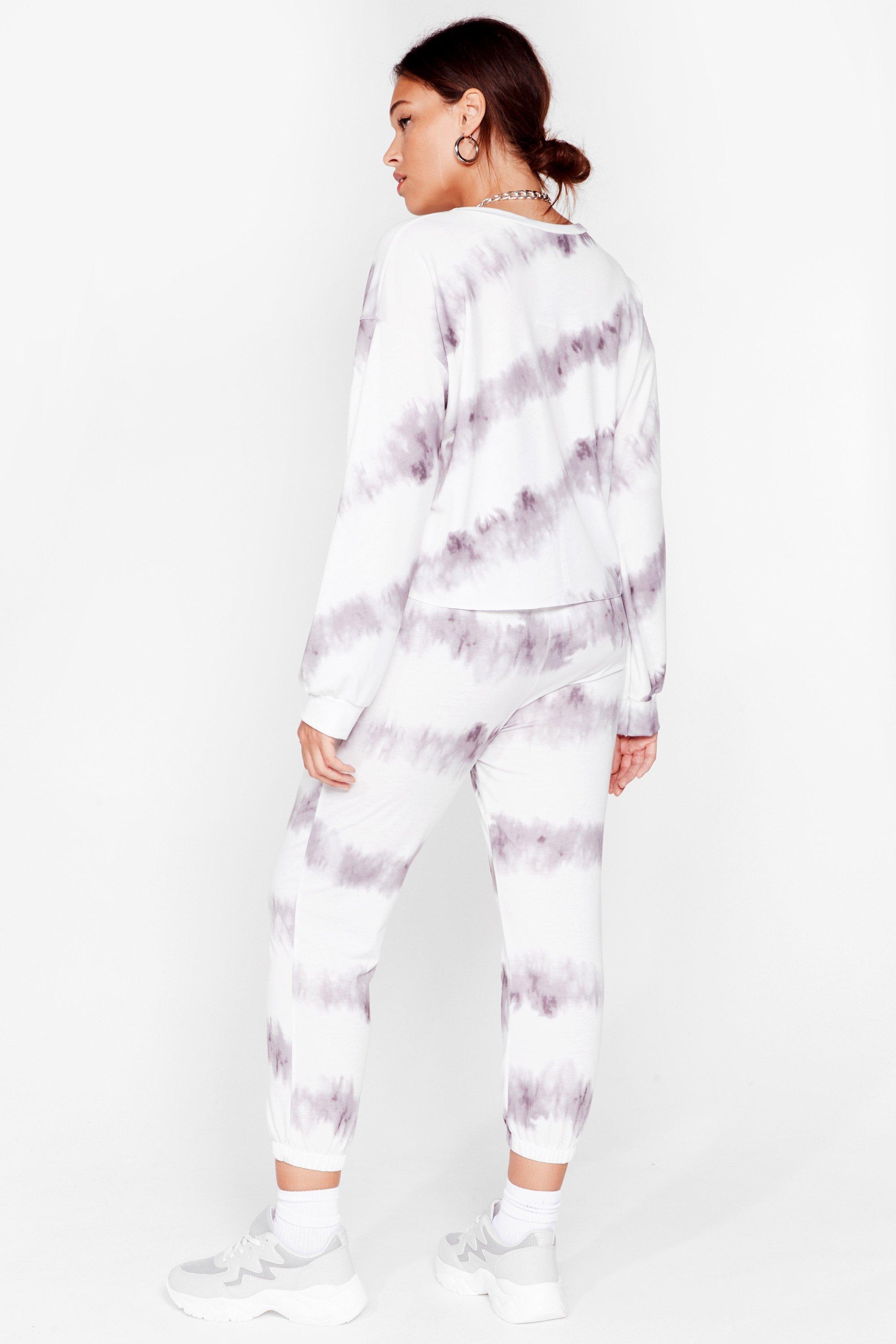 Chill Babe Plus Tie Dye Joggers Set Nasty Gal