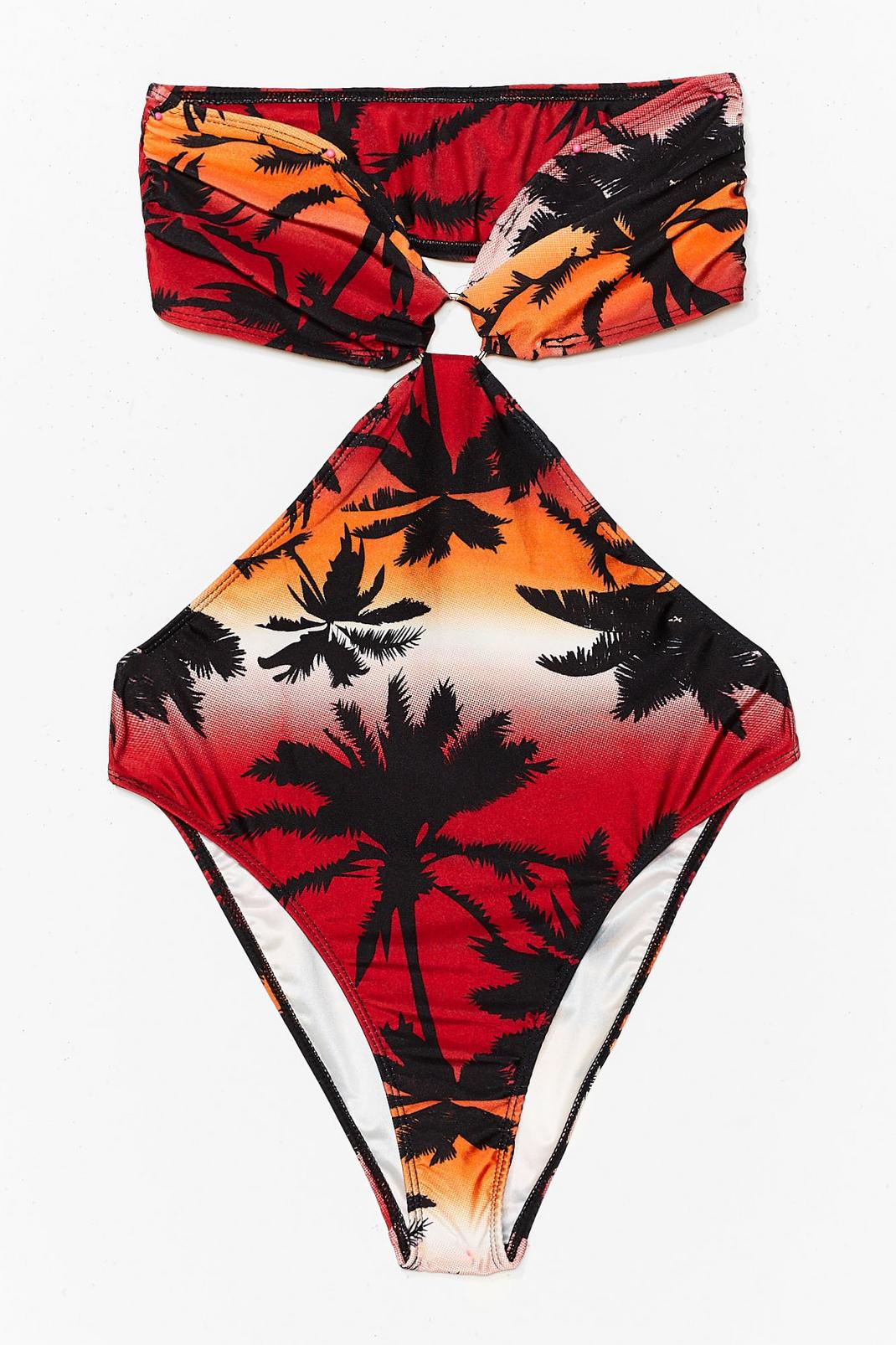 Hot Tropic Cut-Out High-Leg Swimsuit image number 1