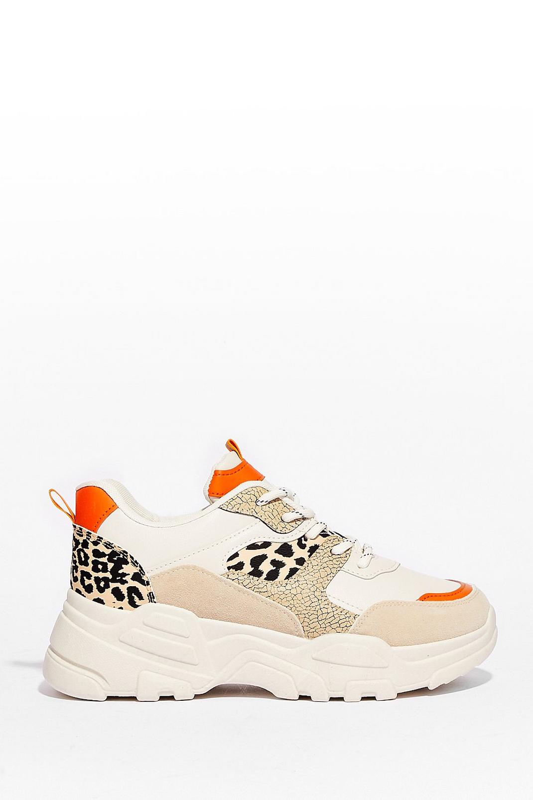 Fast Love Chunky Leopard Sneakers image number 1
