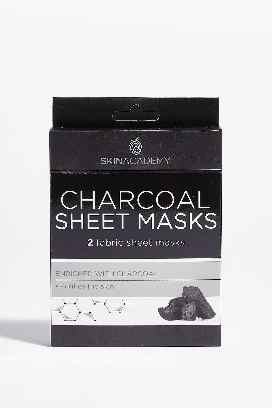 Black Skin Academy Charcoa 2-Pc Sheet Mask Set image number 1