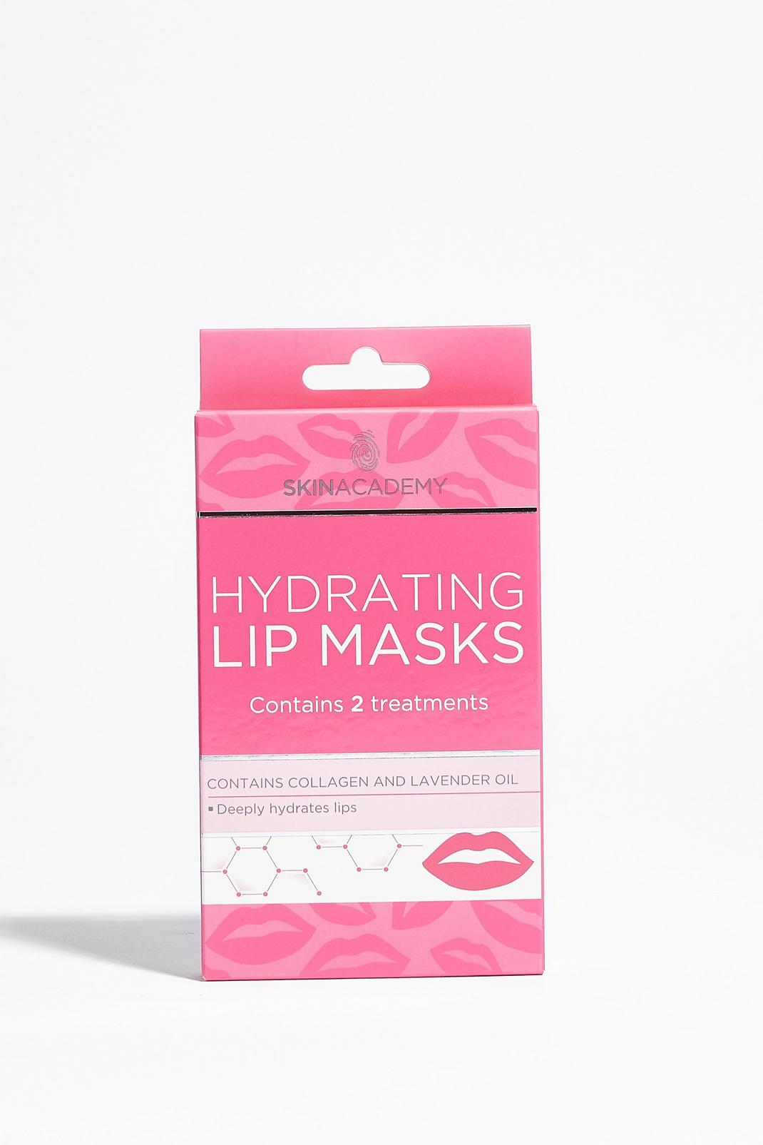 Masques hydratants lèvres x 2 Skin Academy, Pink image number 1