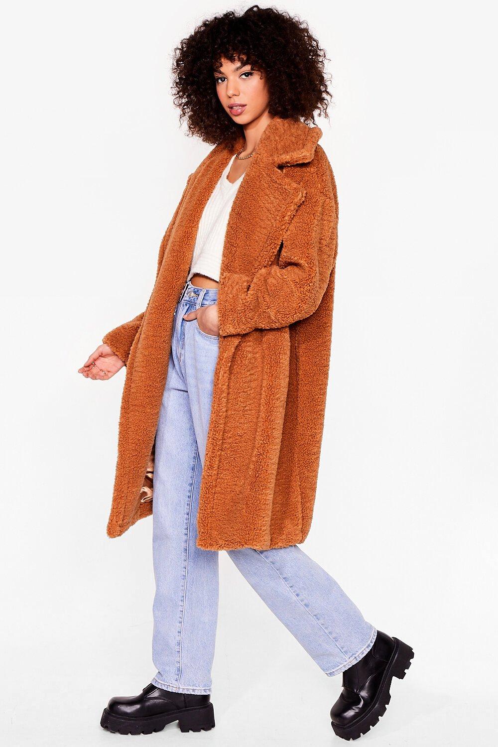 Nasty gal teddy coat