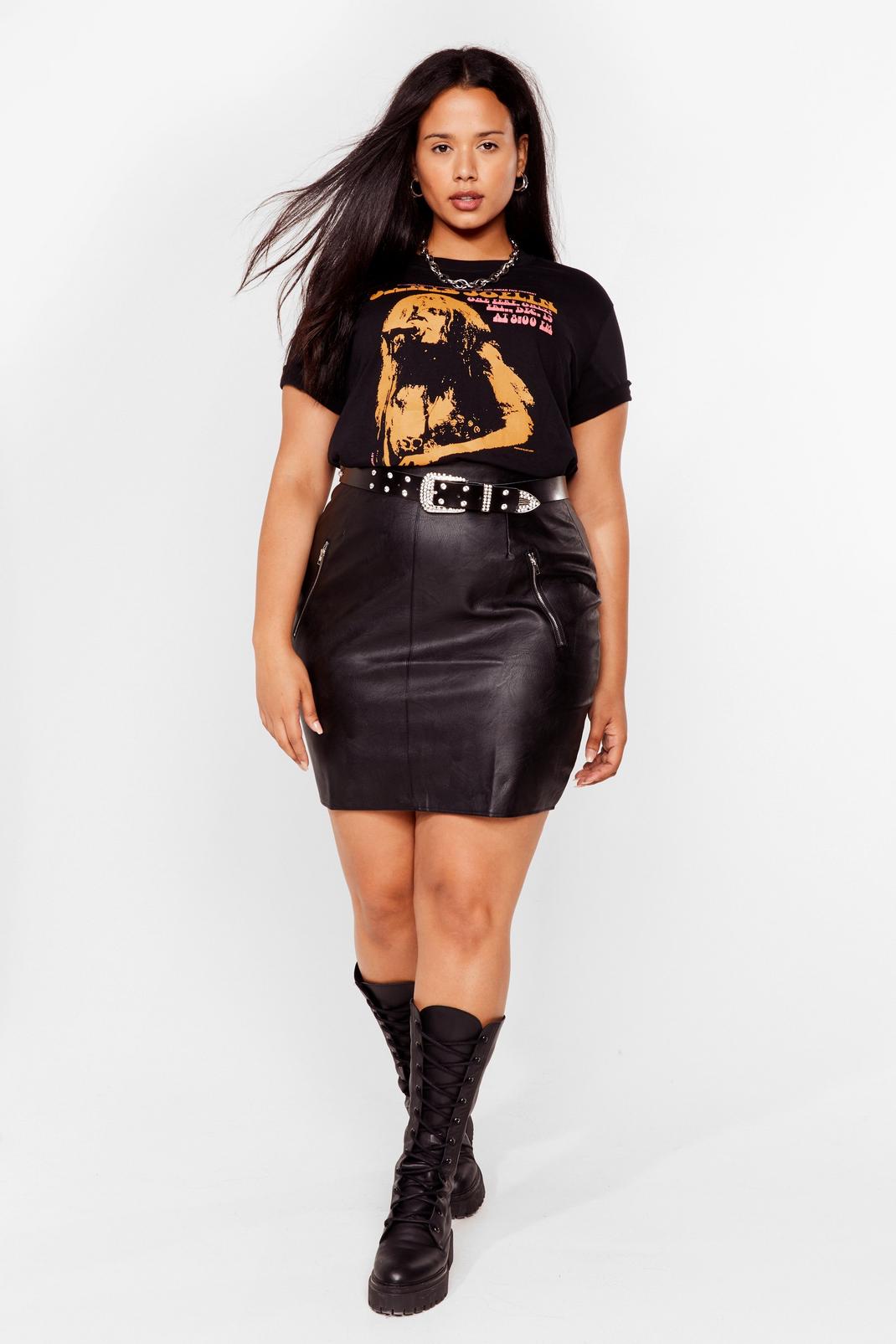 105 Plus Size Janis Joplin Graphic T-Shirt image number 2