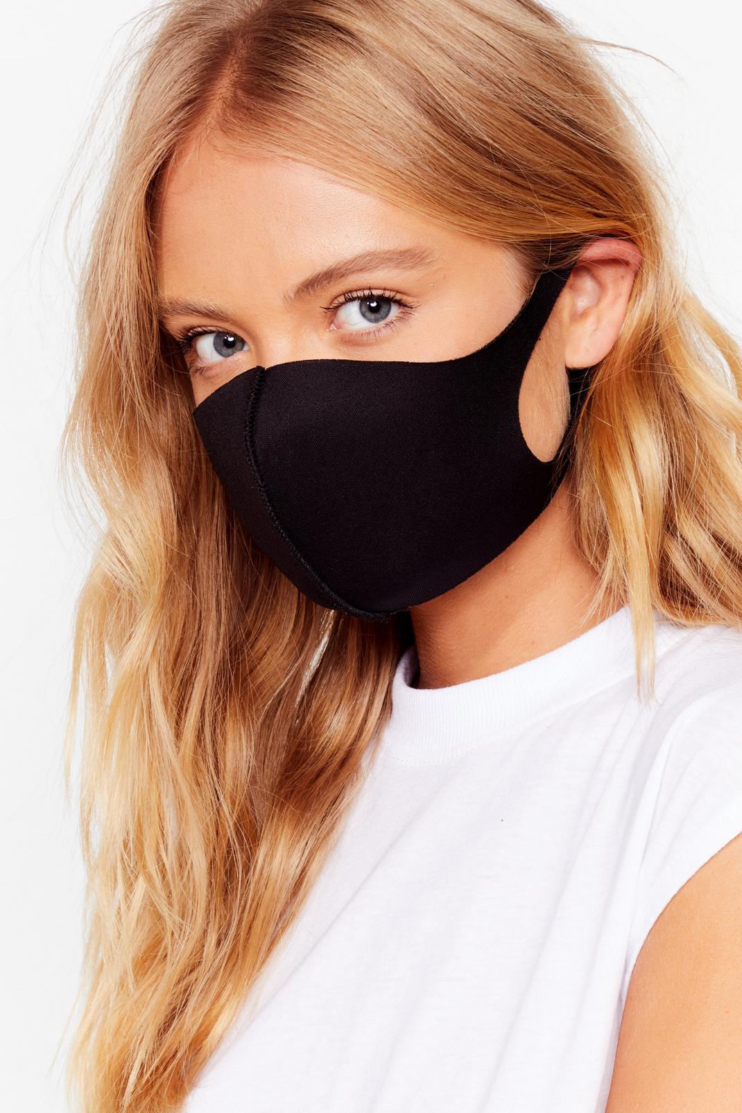 Cut Out Fashion Face Mask image number 1