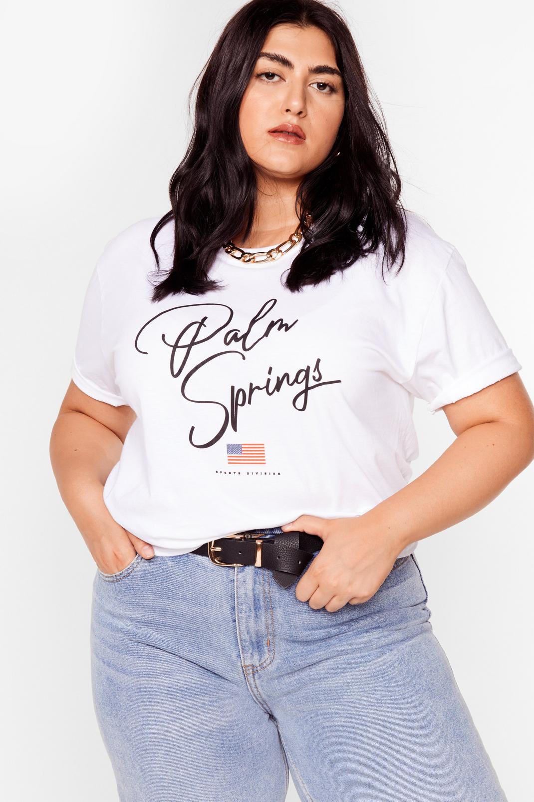 Palm Springs Plus Graphic Tee image number 1