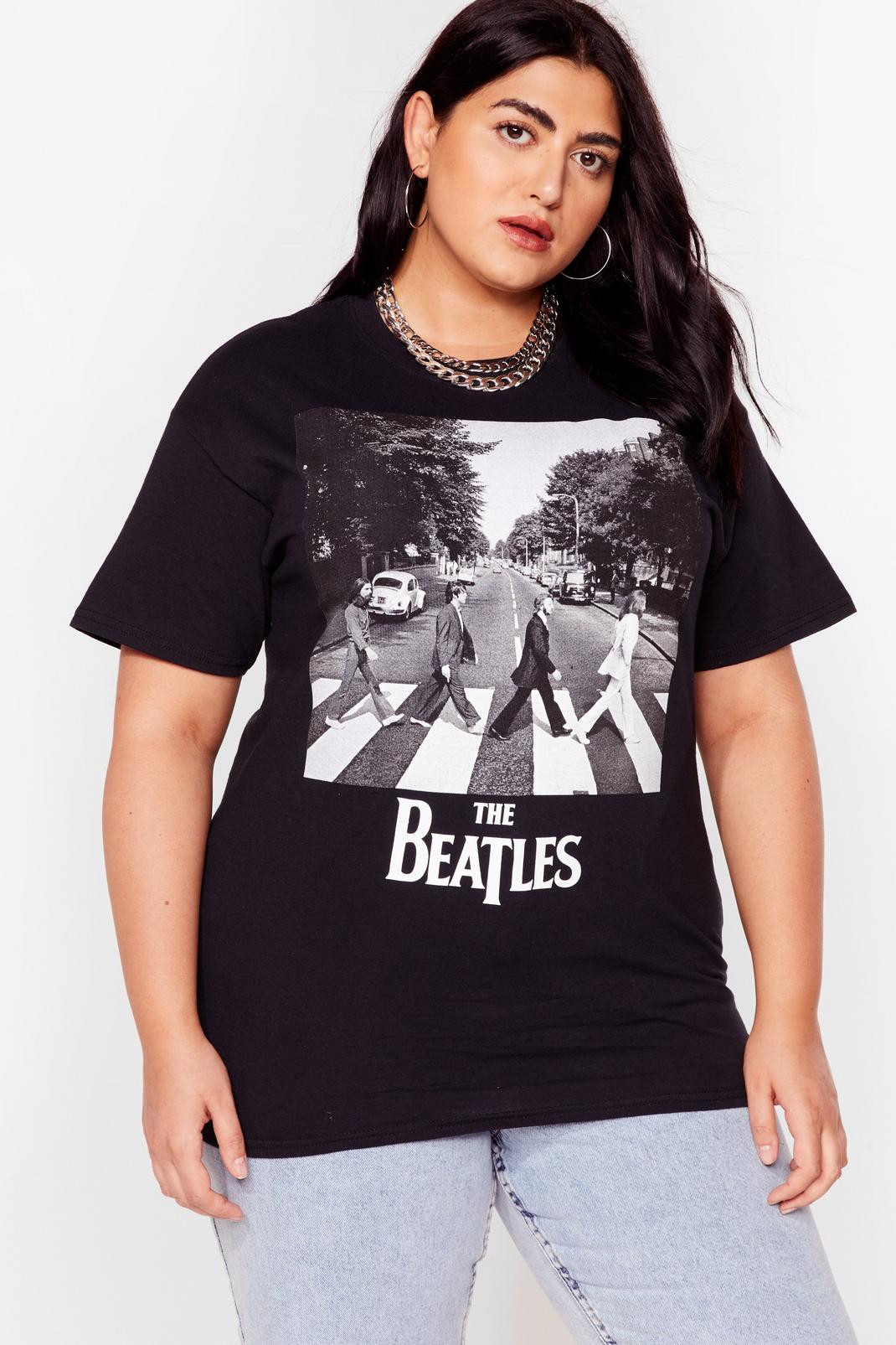 Grande taille - T-shirt de groupe The Beatles Abbey Road image number 1