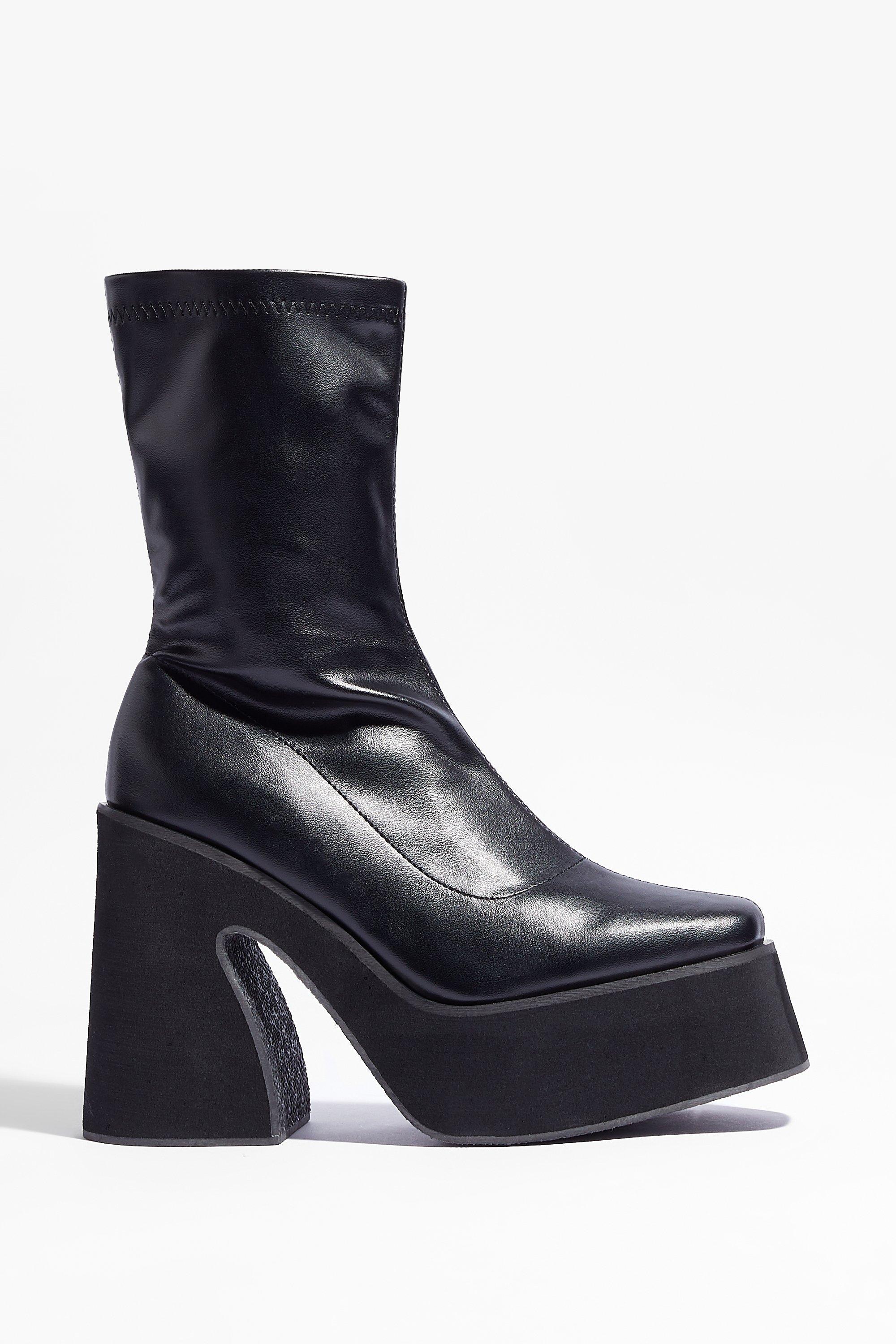 Nasty gal shop boots uk