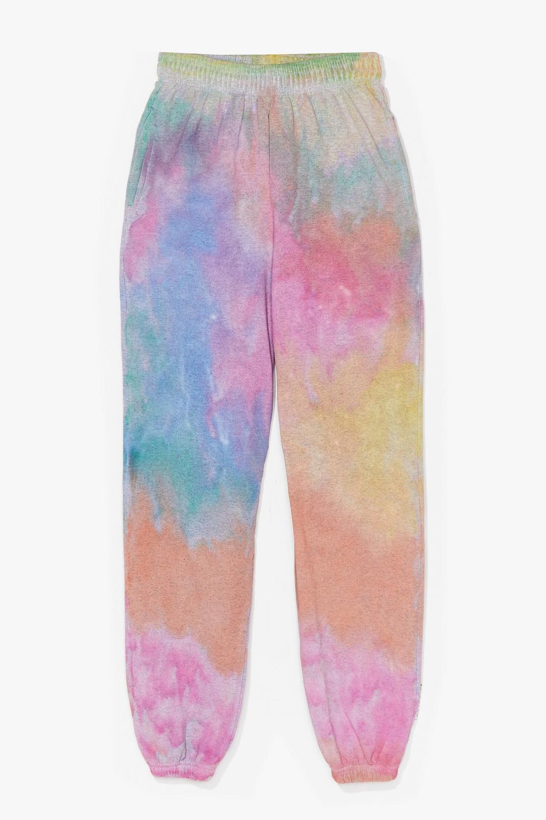 Show Your True Colors Relaxed Tie Dye Joggers image number 1