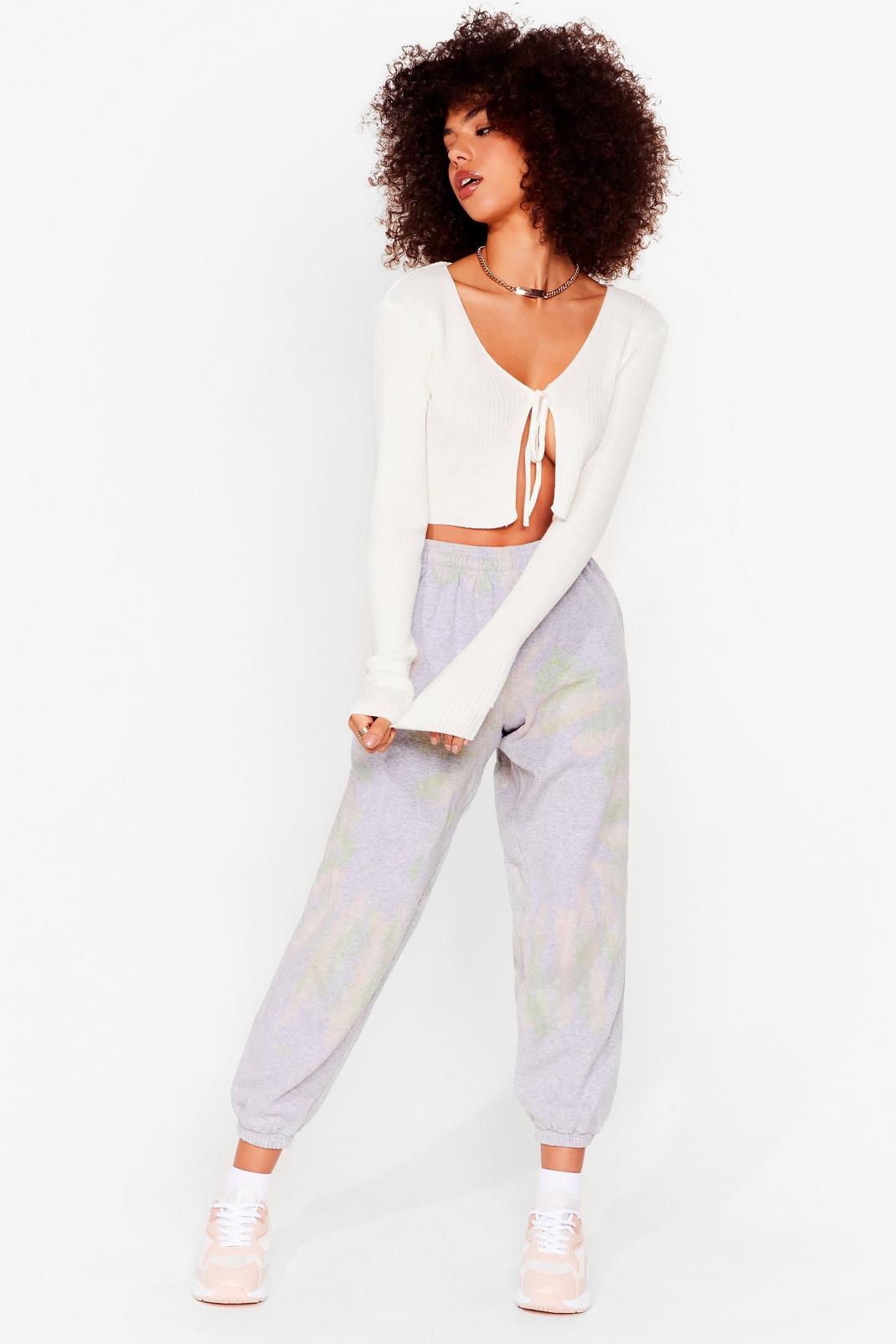 Hippy Camper High-Waisted Tie Dye Joggers image number 1