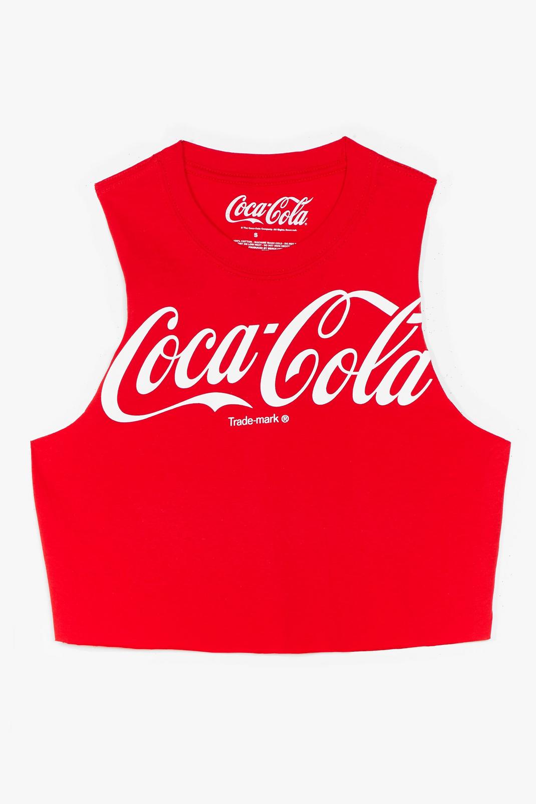 Coca-Cola Cropped Graphic Sleeveless Tank image number 1