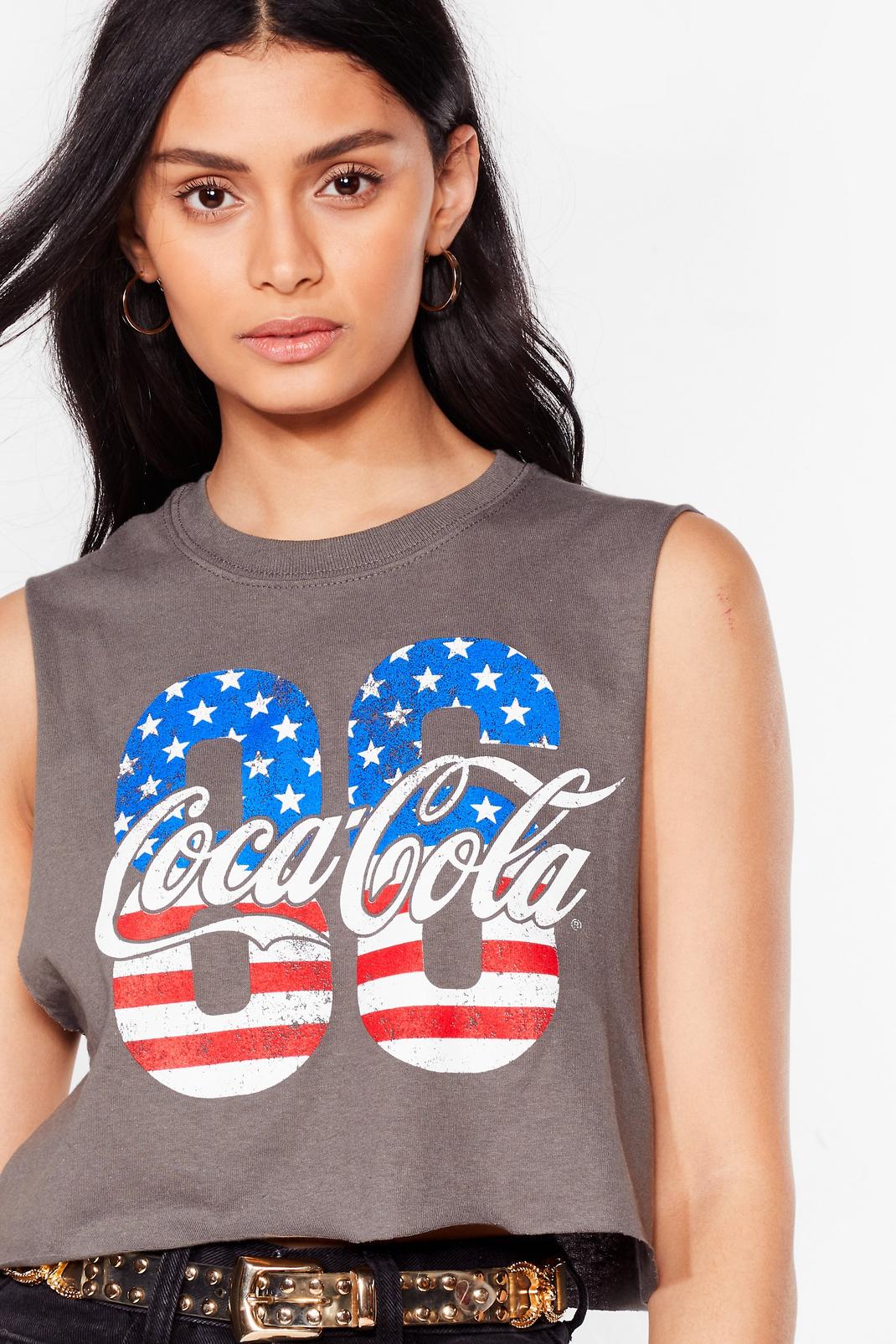 T-shirt sans manches à impressions Coca-Cola image number 1