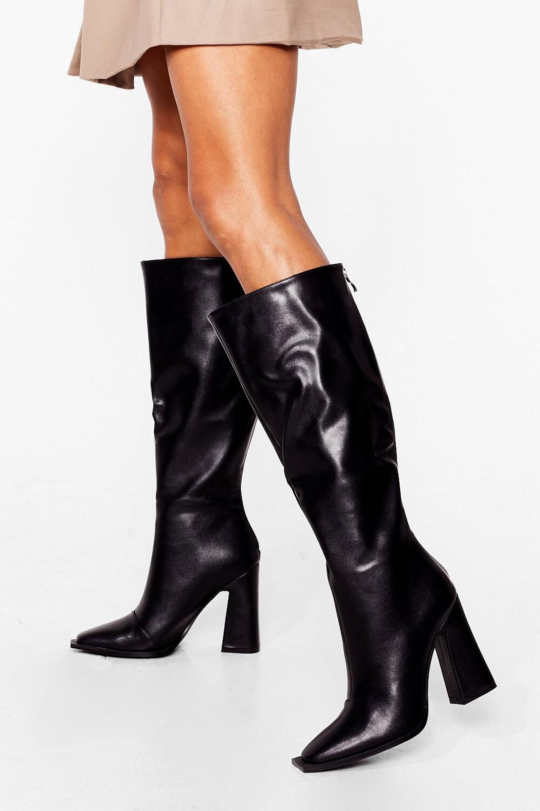 Sleek Heeled Knee High Boots | Nasty Gal