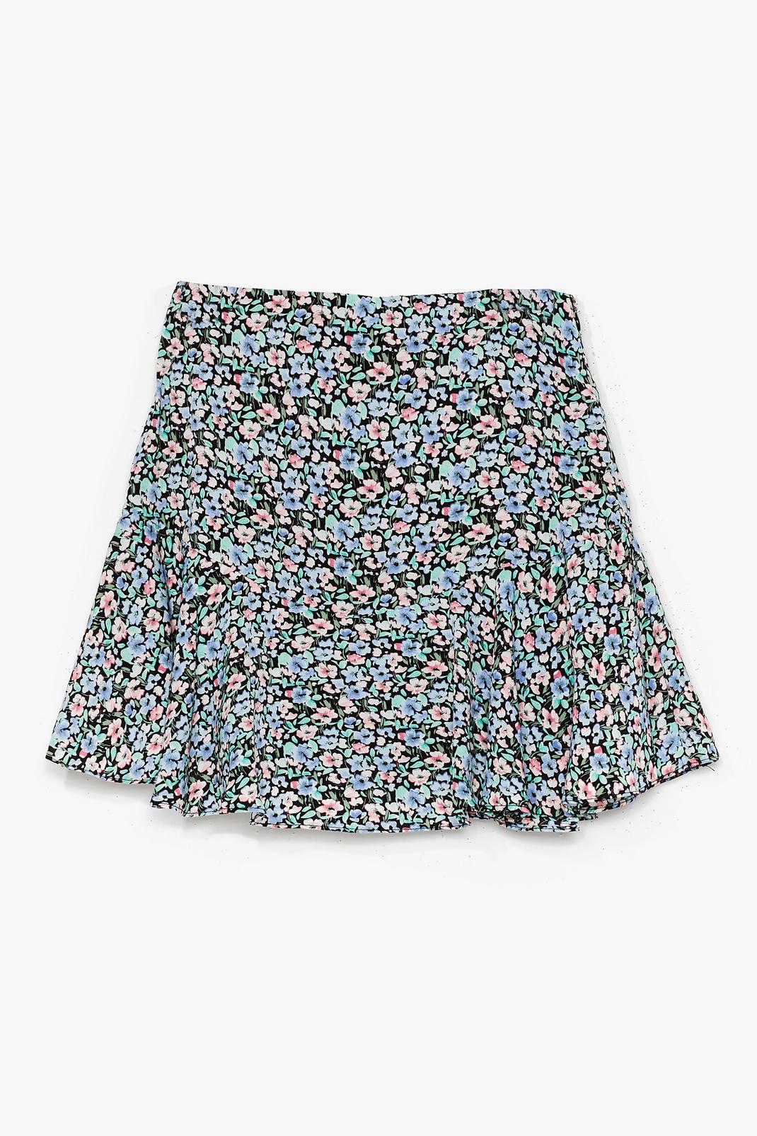 Call Me if You Seed Me Floral Skort Shorts image number 1