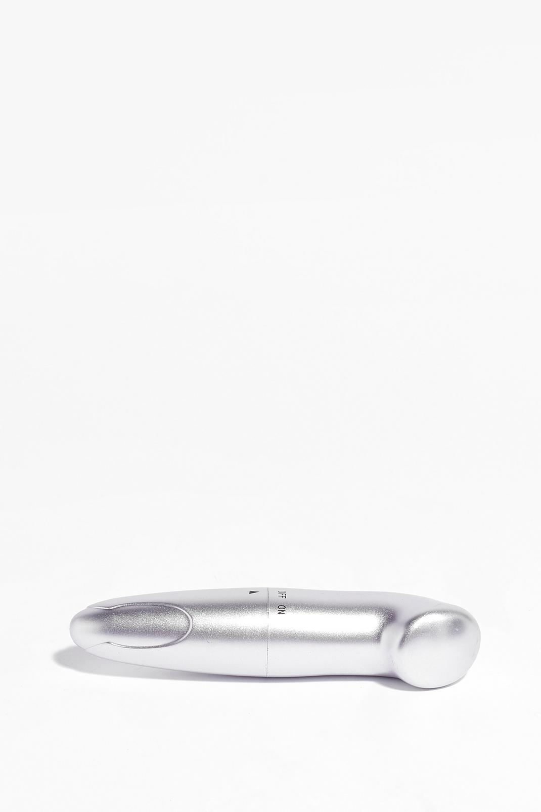 Silver Metallic Mini G-Spot Vibrator image number 1