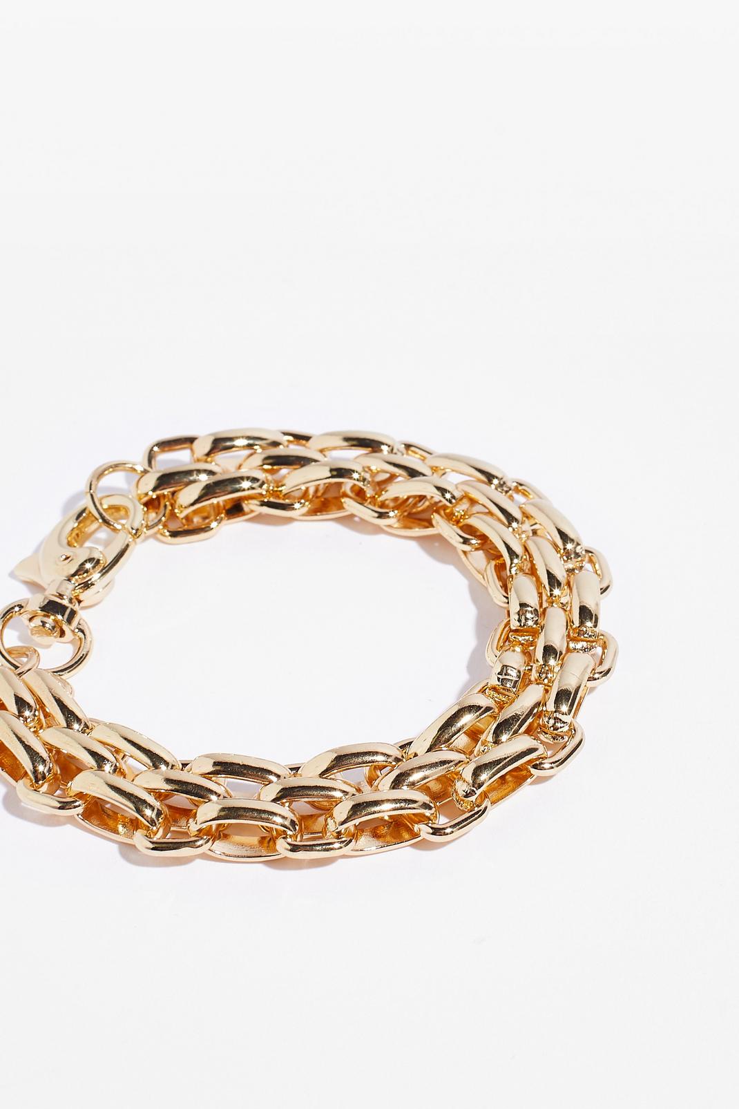 Linkin' About You Chunky Chain Bracelet image number 1