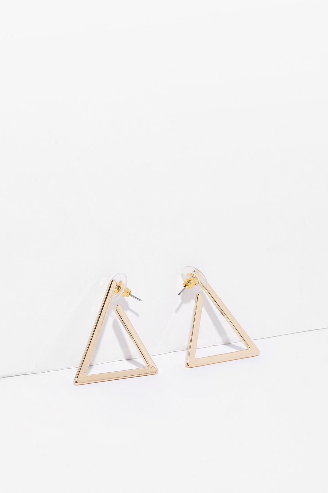 Know Your Triangles Drop Earrings image number 1