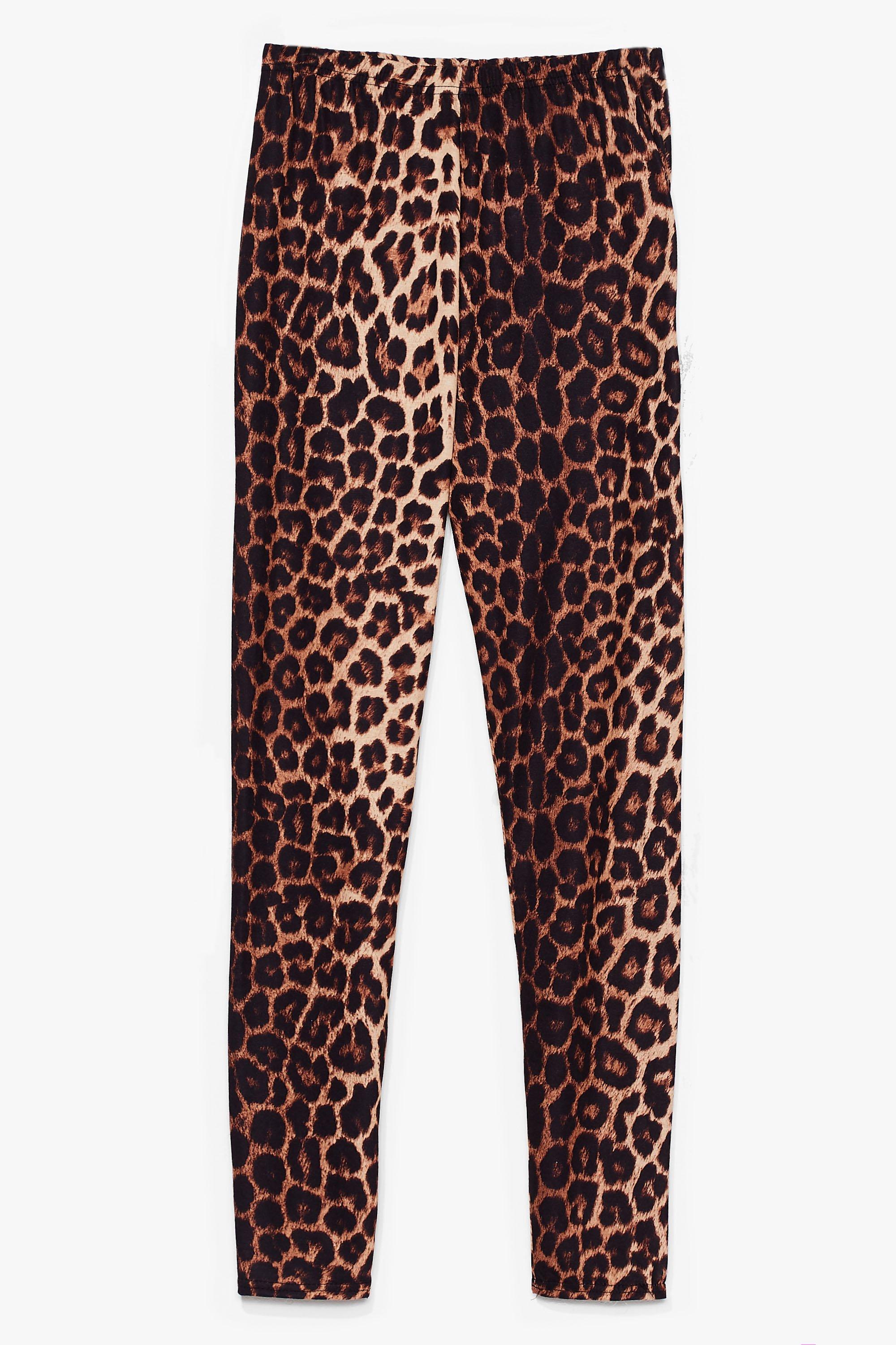 high waisted leopard leggings