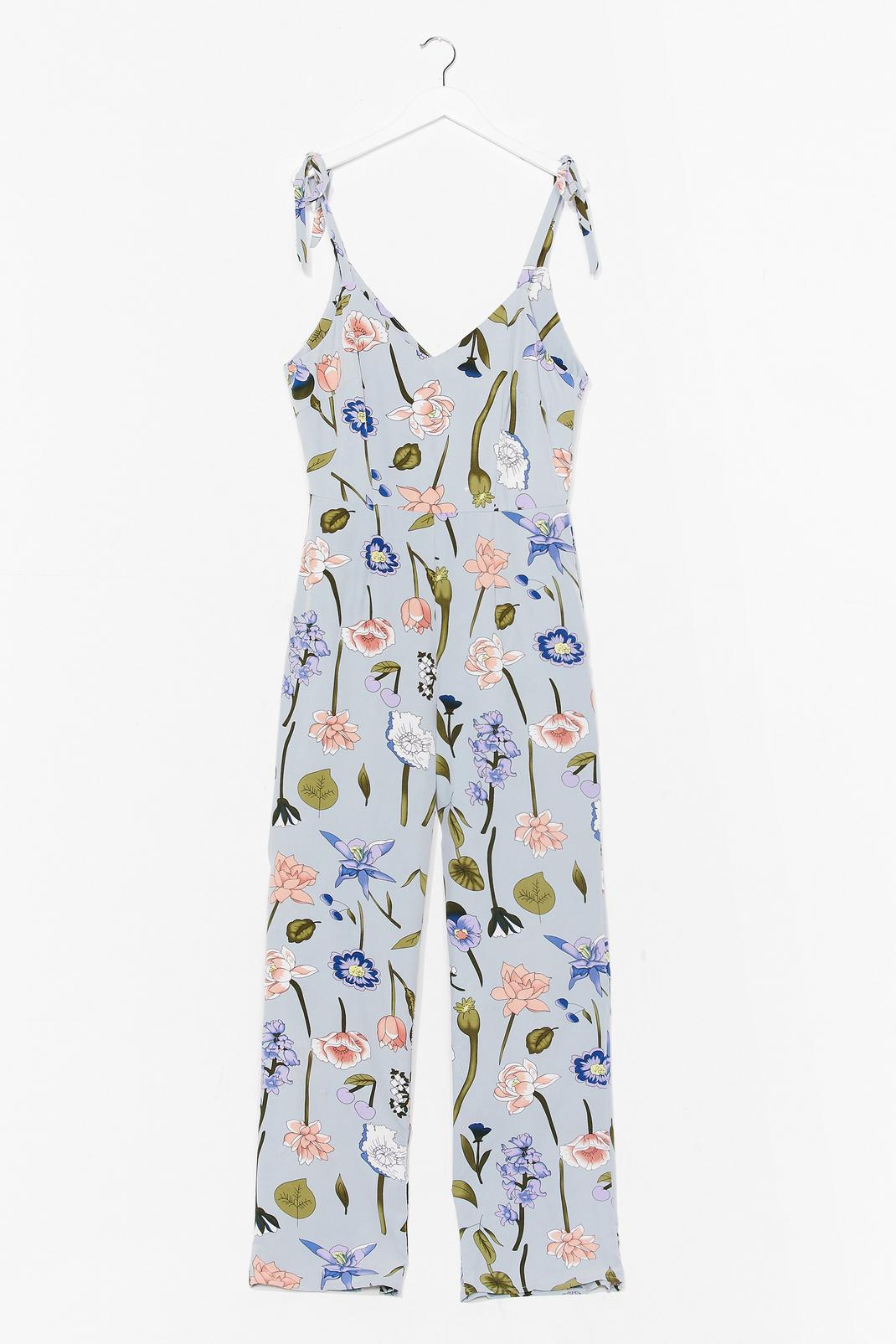 When Tulips Meet Relaxed Floral Jumpsuit image number 1