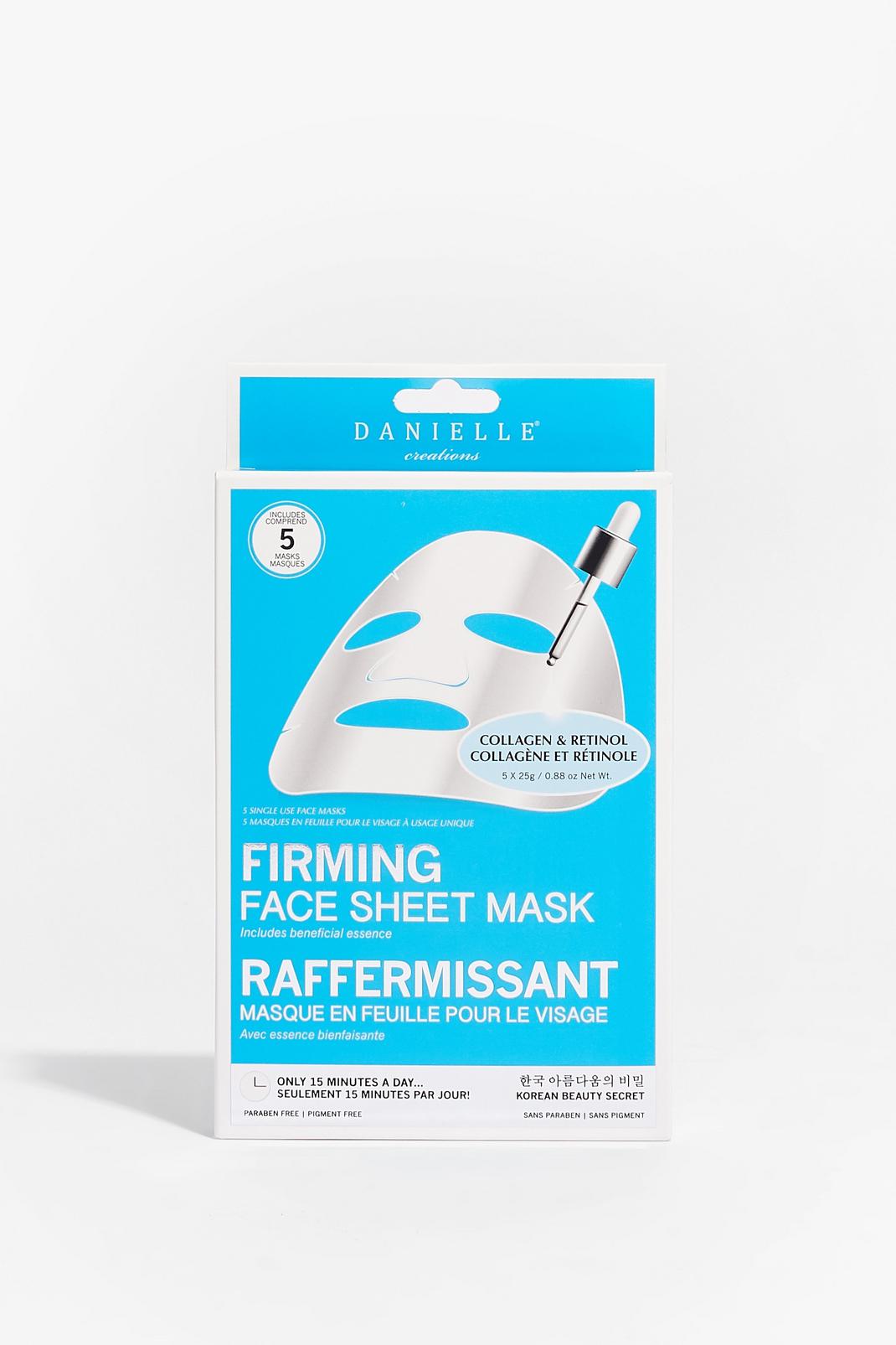 White DANIELLE Firming Face Sheet Mask 5-Pc Set image number 1