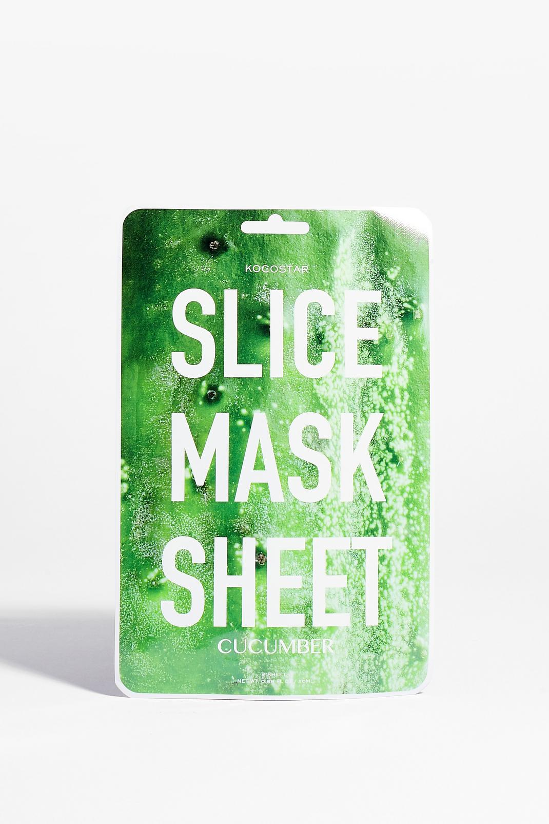 Green KOCOSTAR Play Slice Cucumber Sheet Mask image number 1