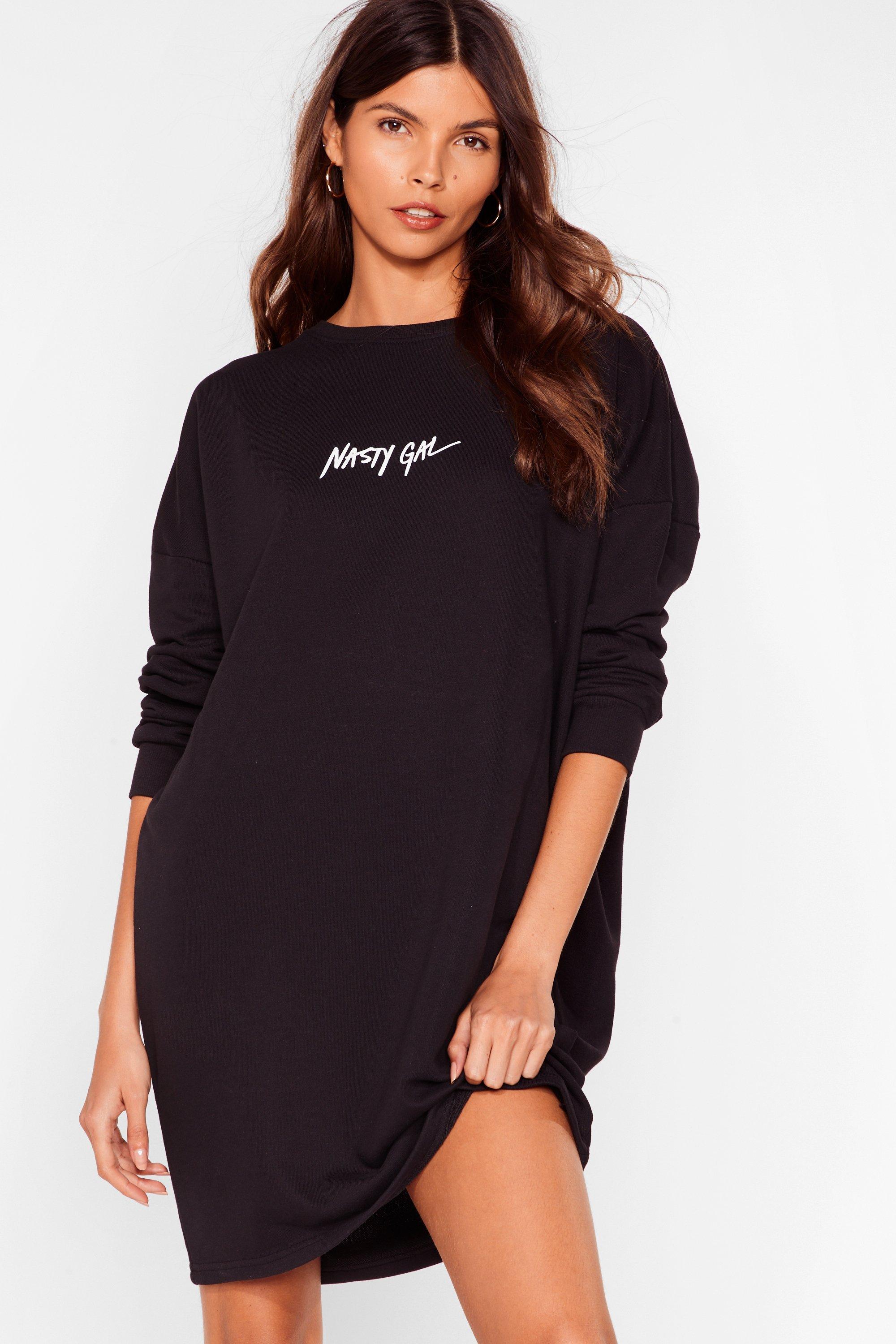 Nasty gal best sale sweatshirt dress