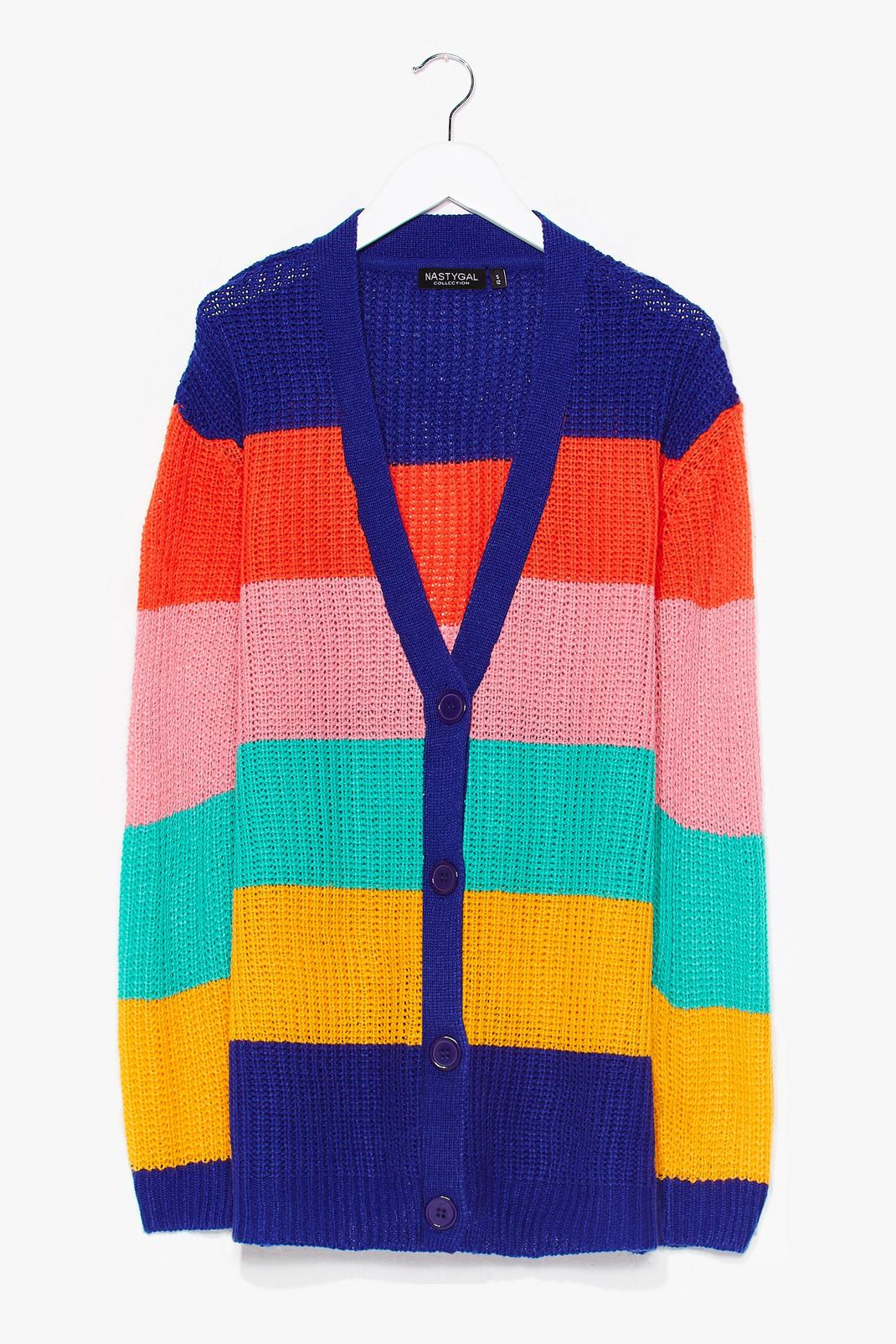 True Colors Knit Longline Cardigan image number 1