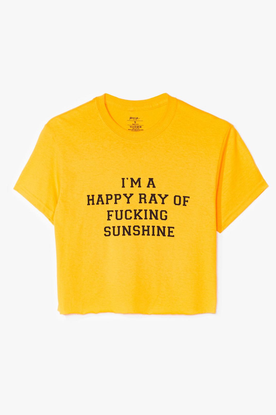Ray of Sunshine Cropped Graphic Tee image number 1