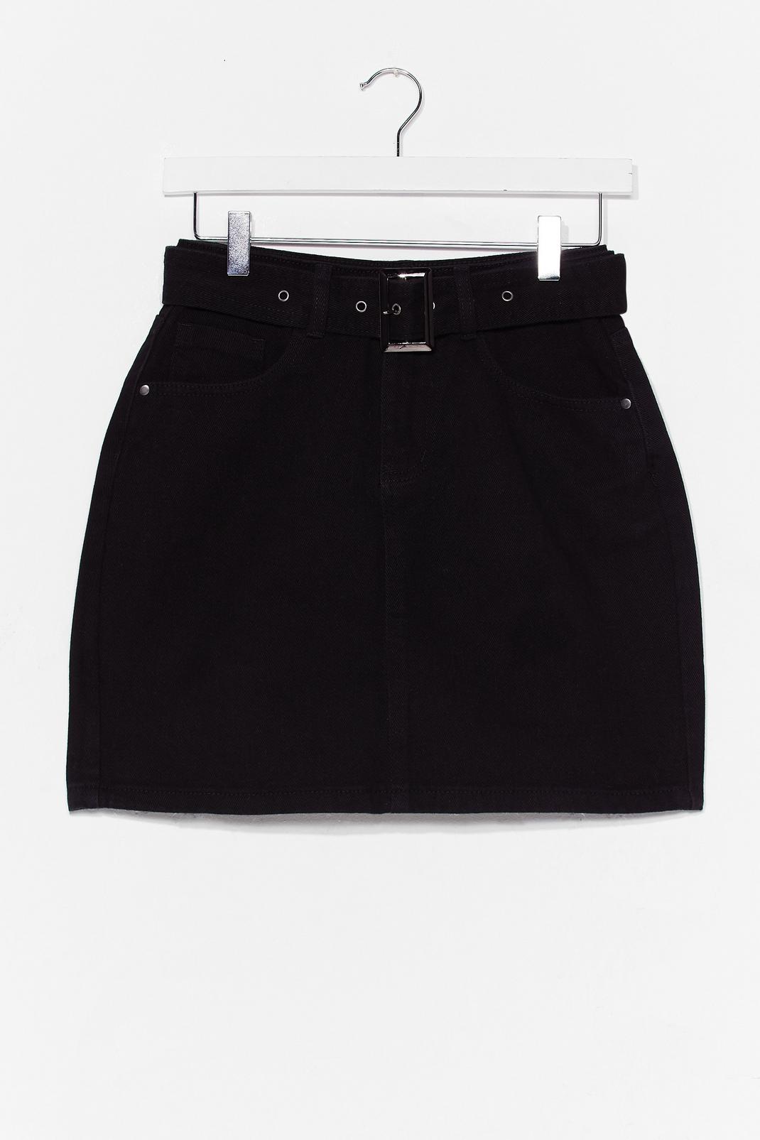Buckle Detail Mini Skirt image number 1