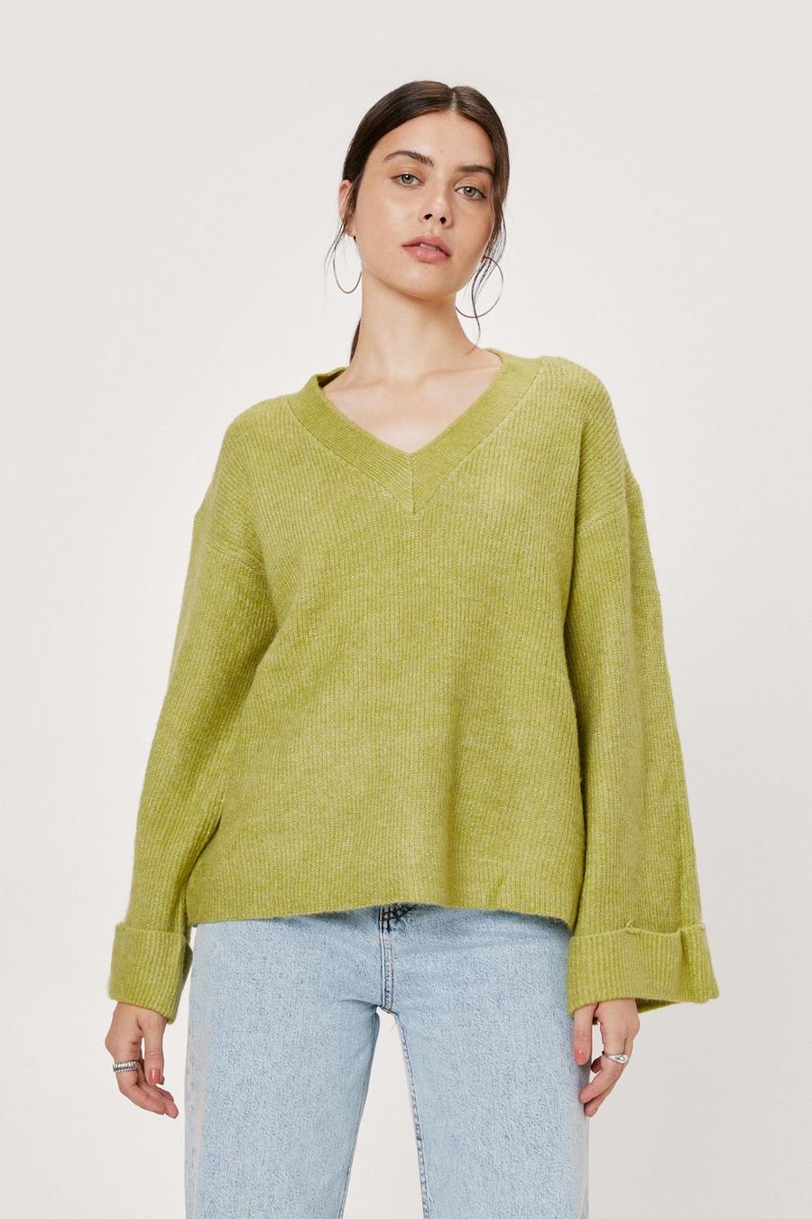 V There Soon Relaxed Knitted Jumper