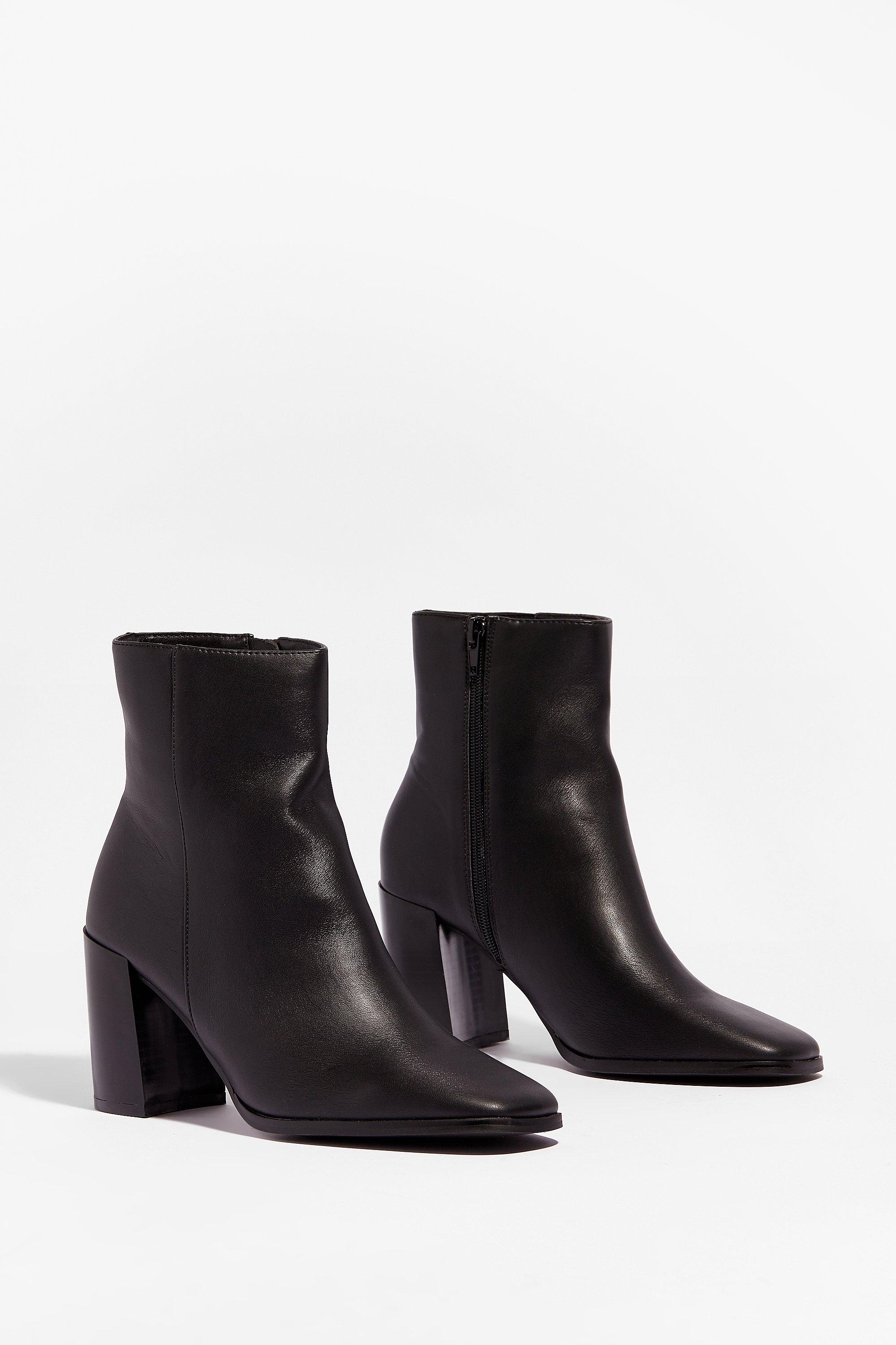 Nasty gal outlet black ankle boots