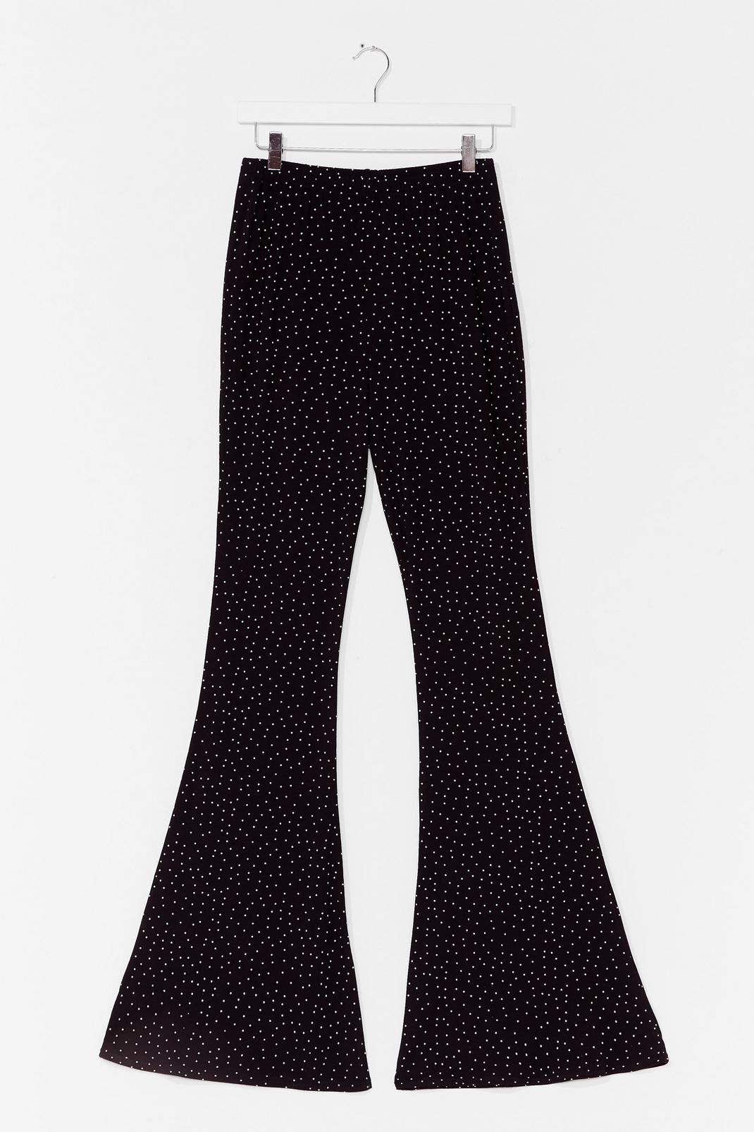 Flare You At Spotty High-Waisted Pants image number 1