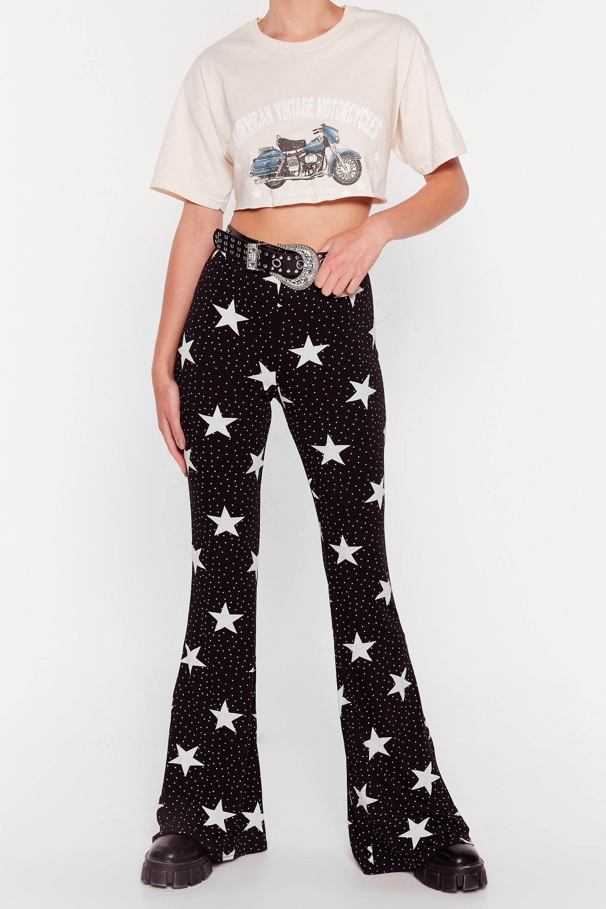flared pants stars
